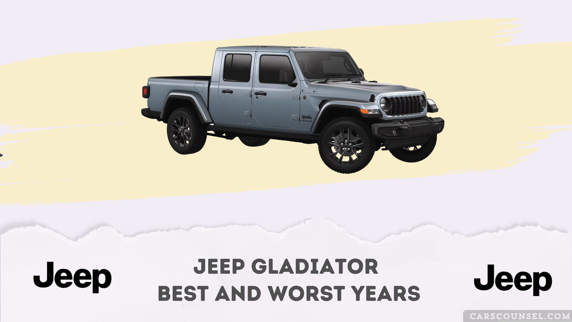 Jeep Gladiator Best And Worst Years