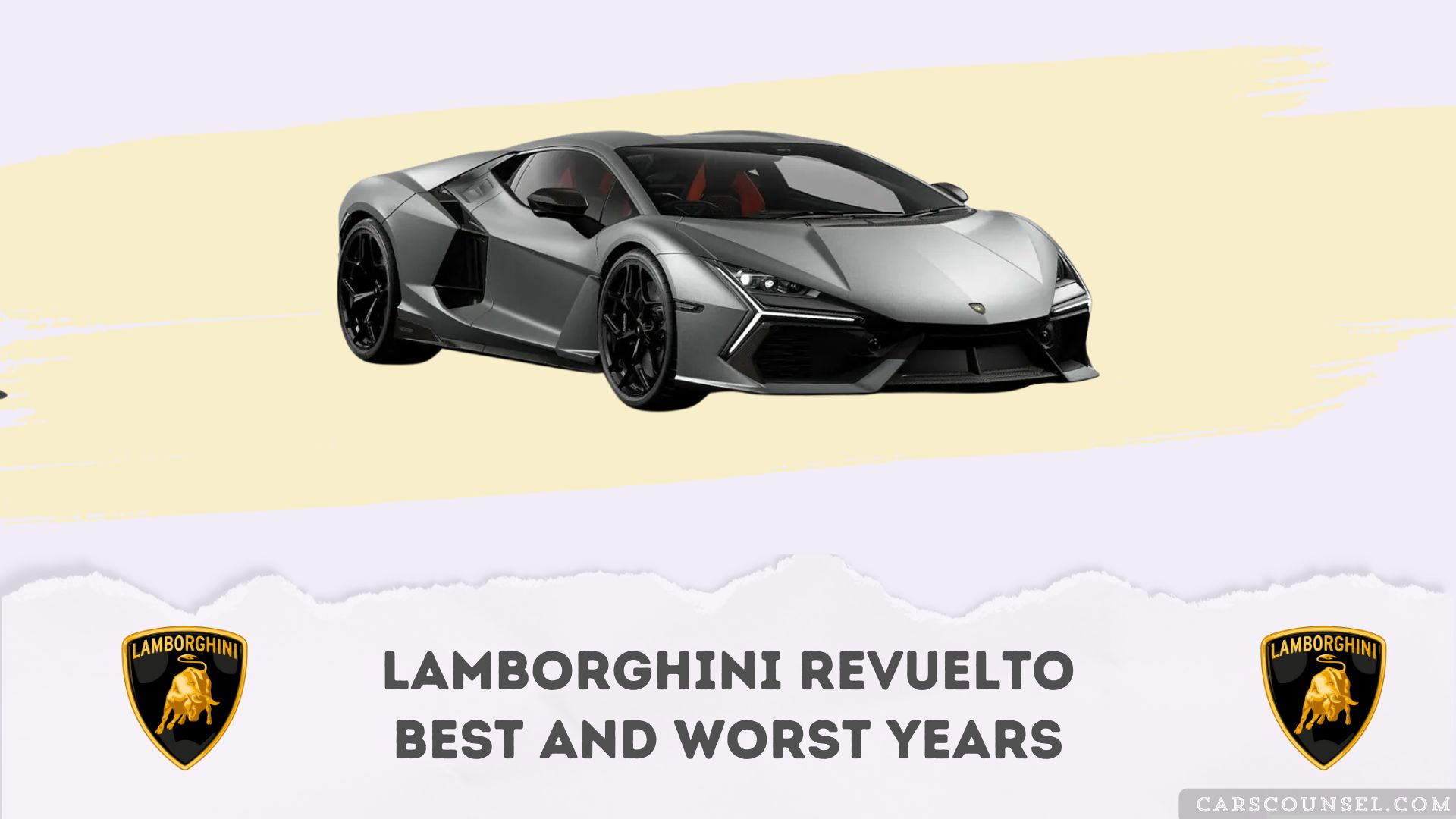 Lamborghini Revuelto Best And Worst Years