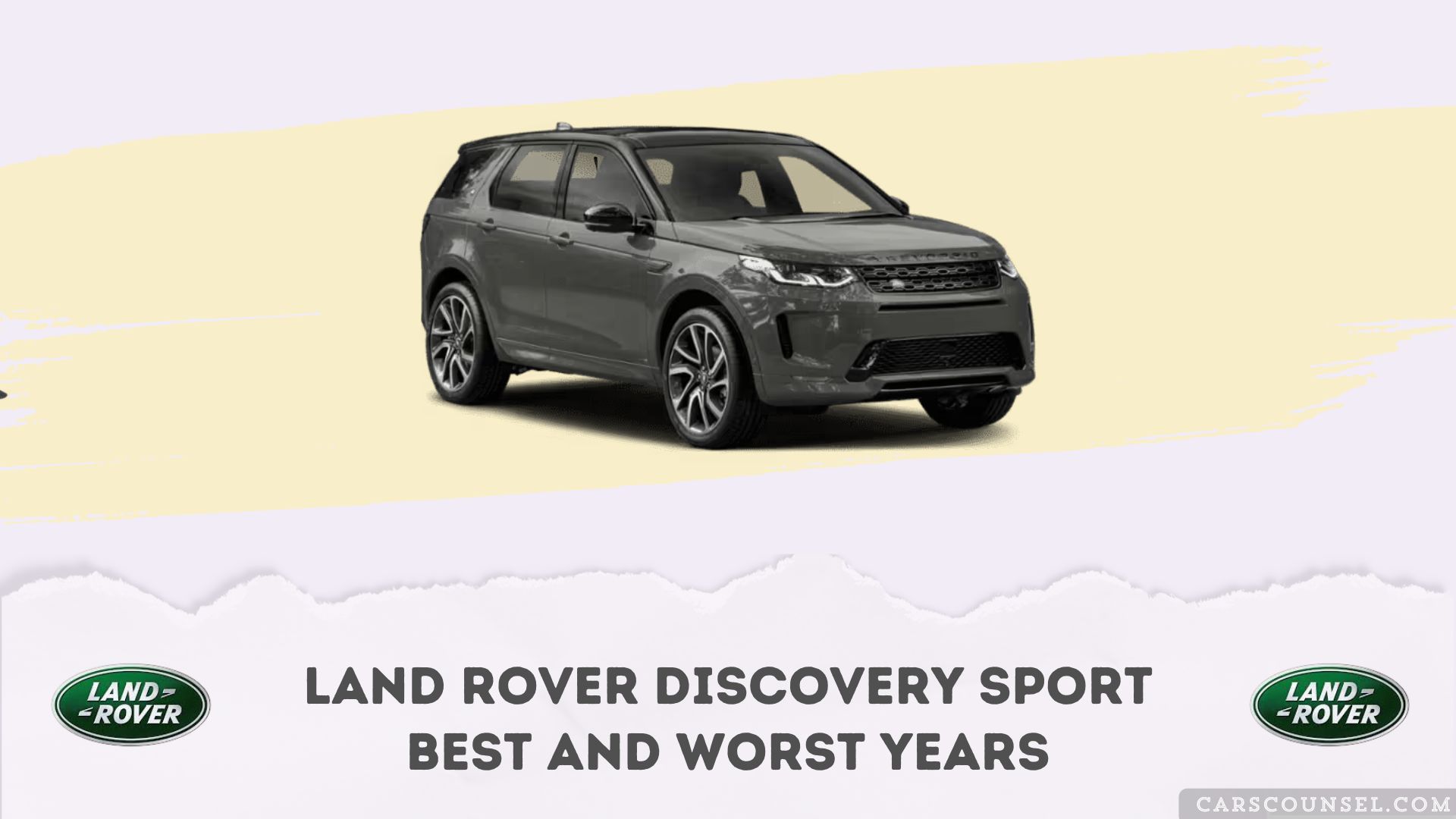 Land Rover Discovery Sport Best And Worst Years
