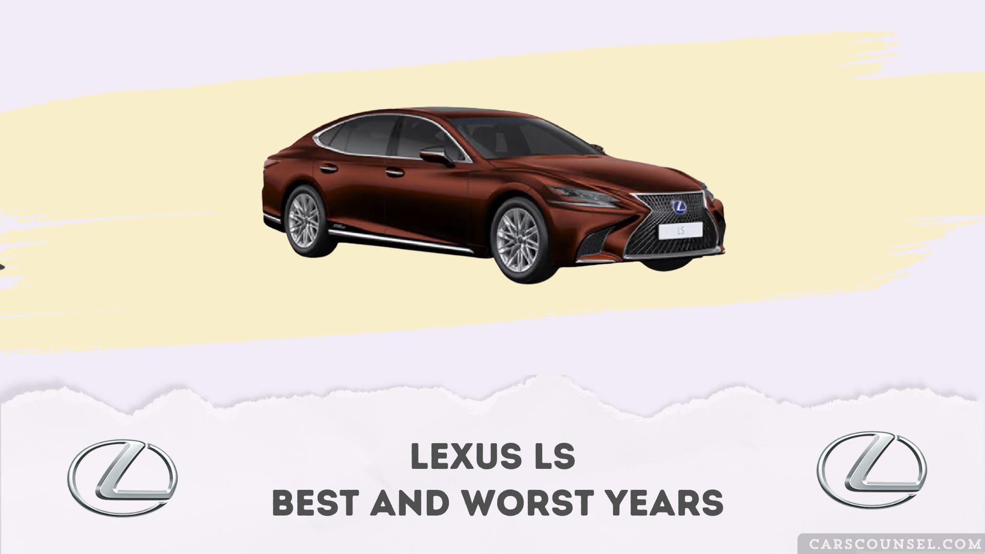 Lexus LS Best And Worst Years