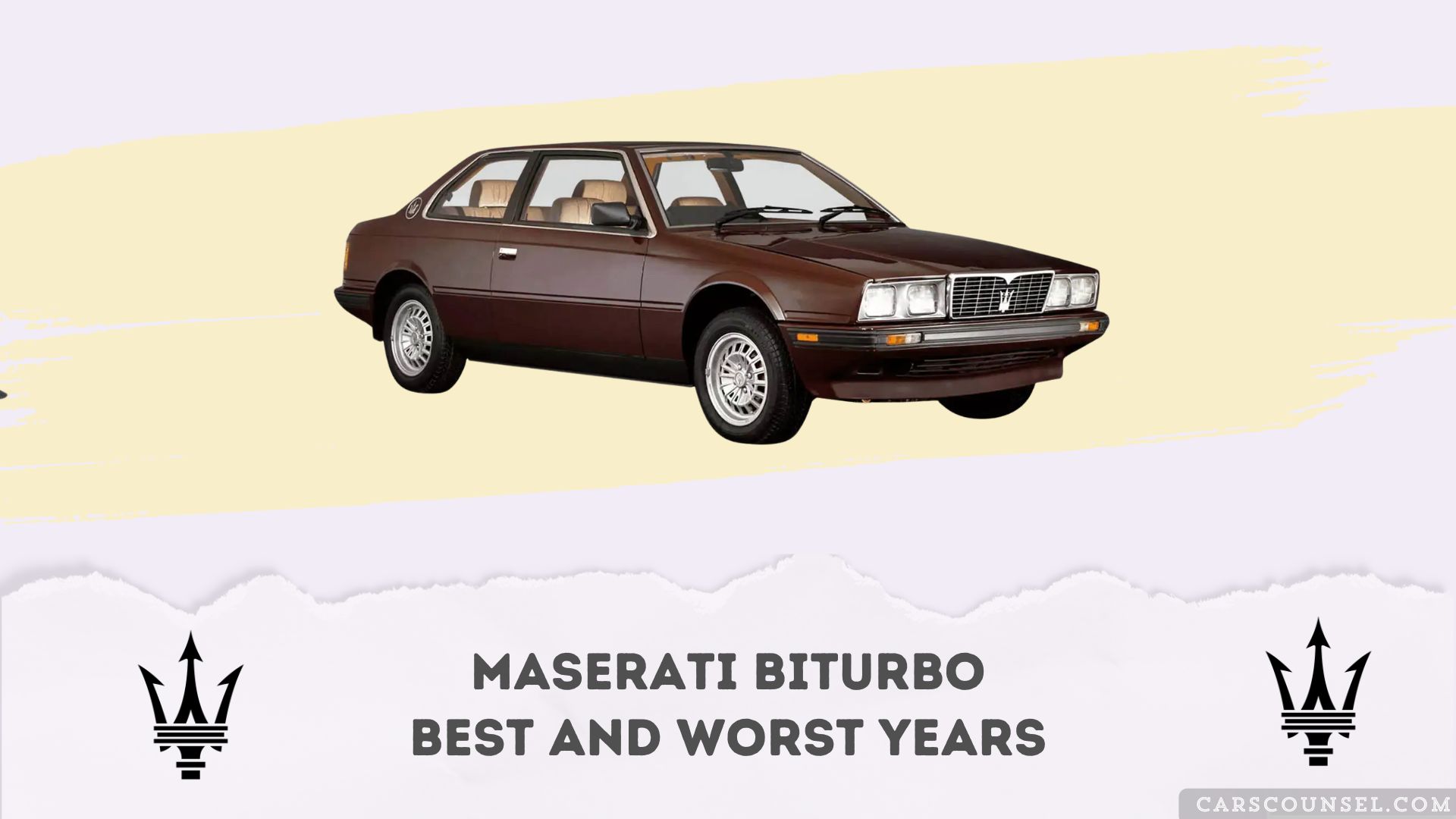 Maserati Biturbo Best And Worst Years