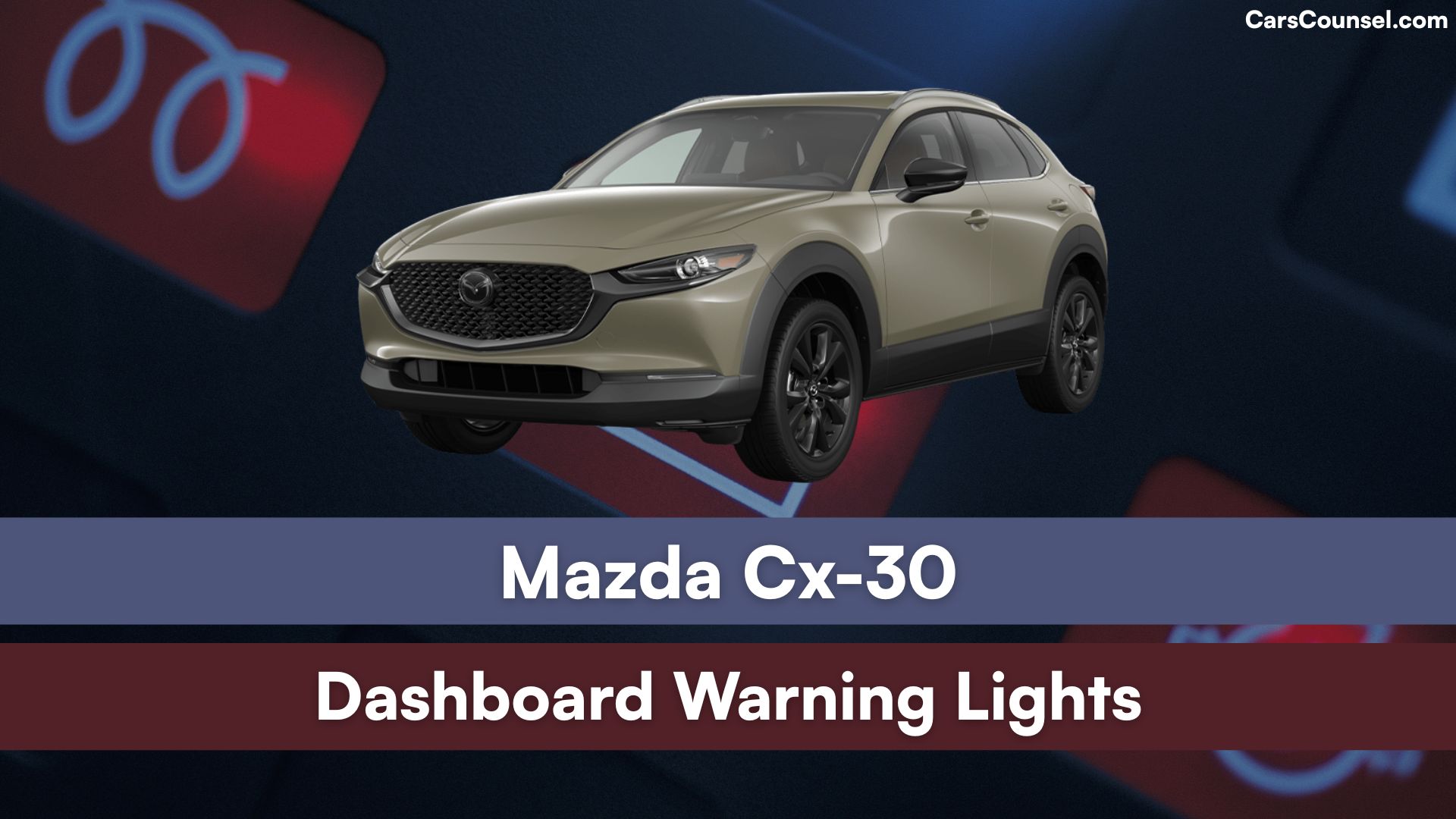 Mazda Cx Dashboard Warning Lights