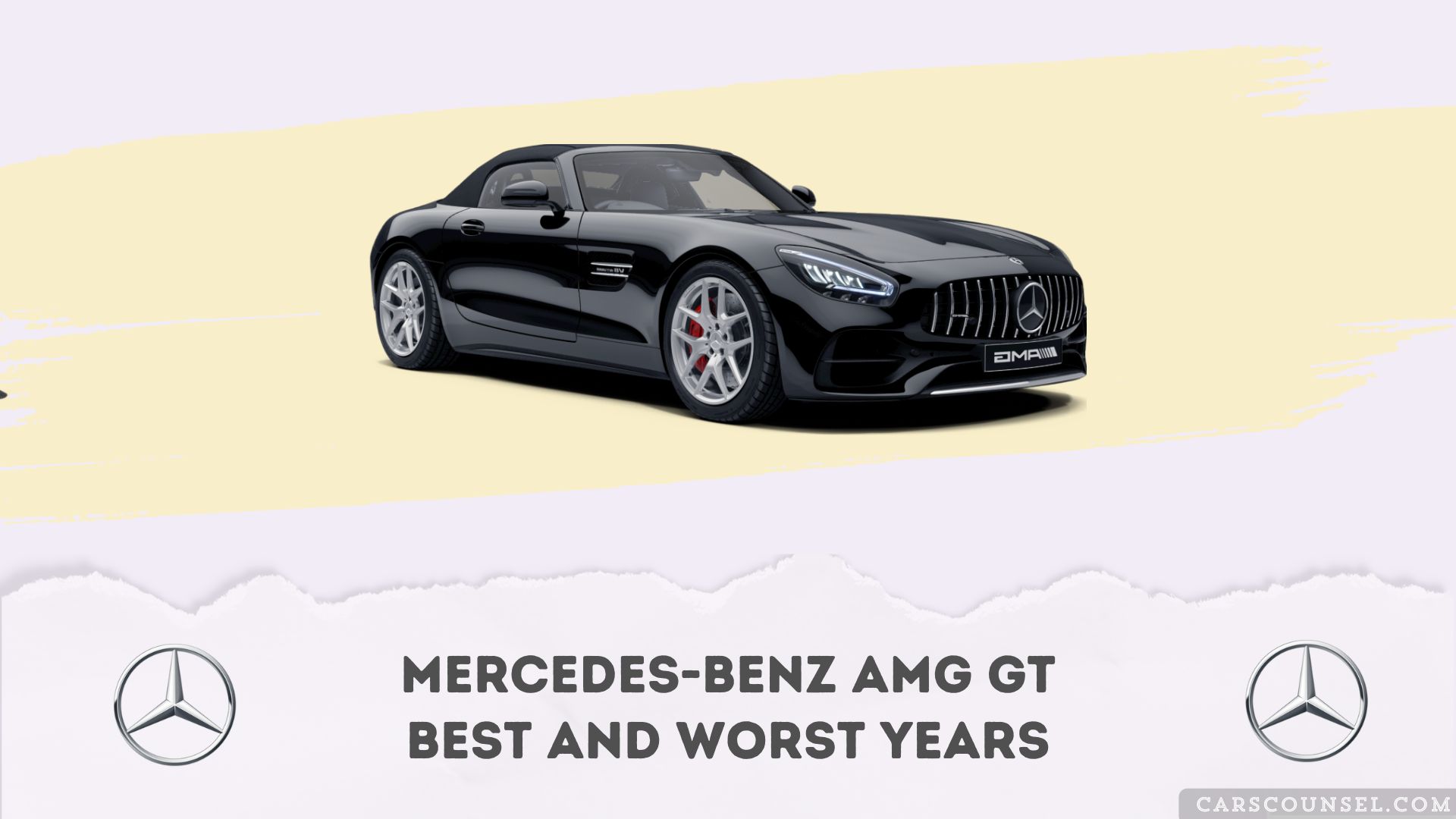 Mercedes Benz AMG GT Best And Worst Years