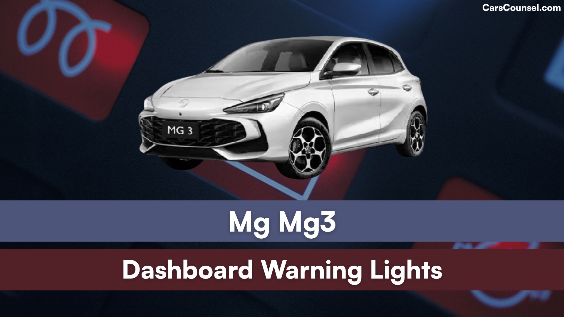Mg Mg3 Dashboard Warning Lights