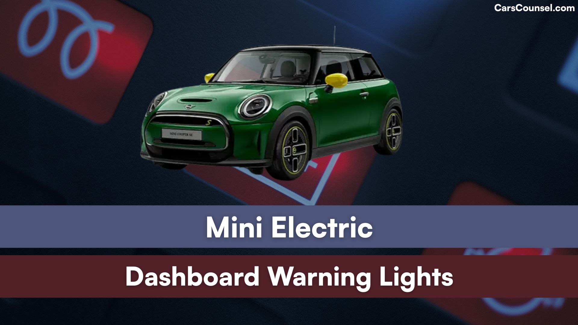 Mini Electric Dashboard Warning Lights