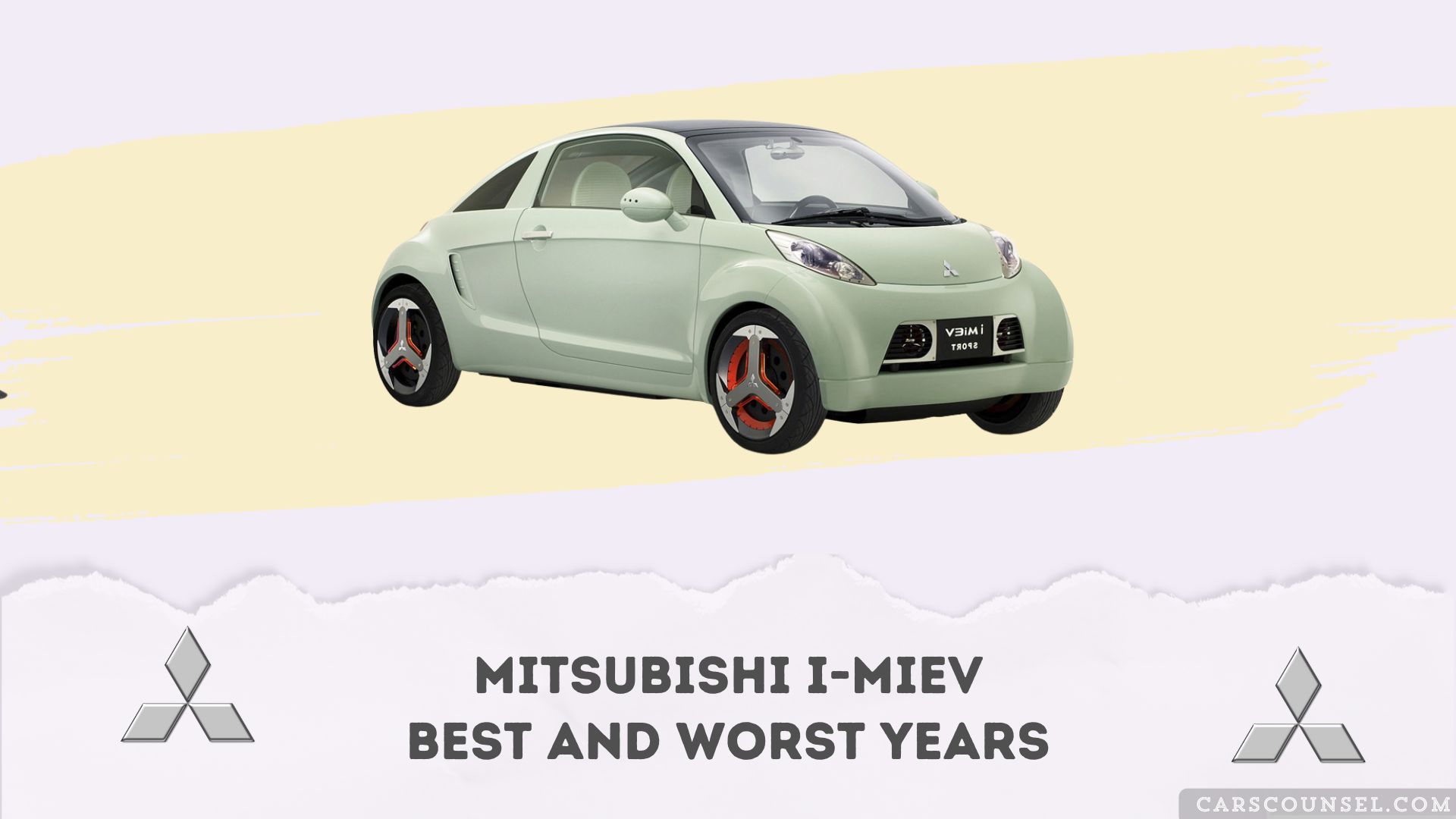 Mitsubishi I Miev Best And Worst Years