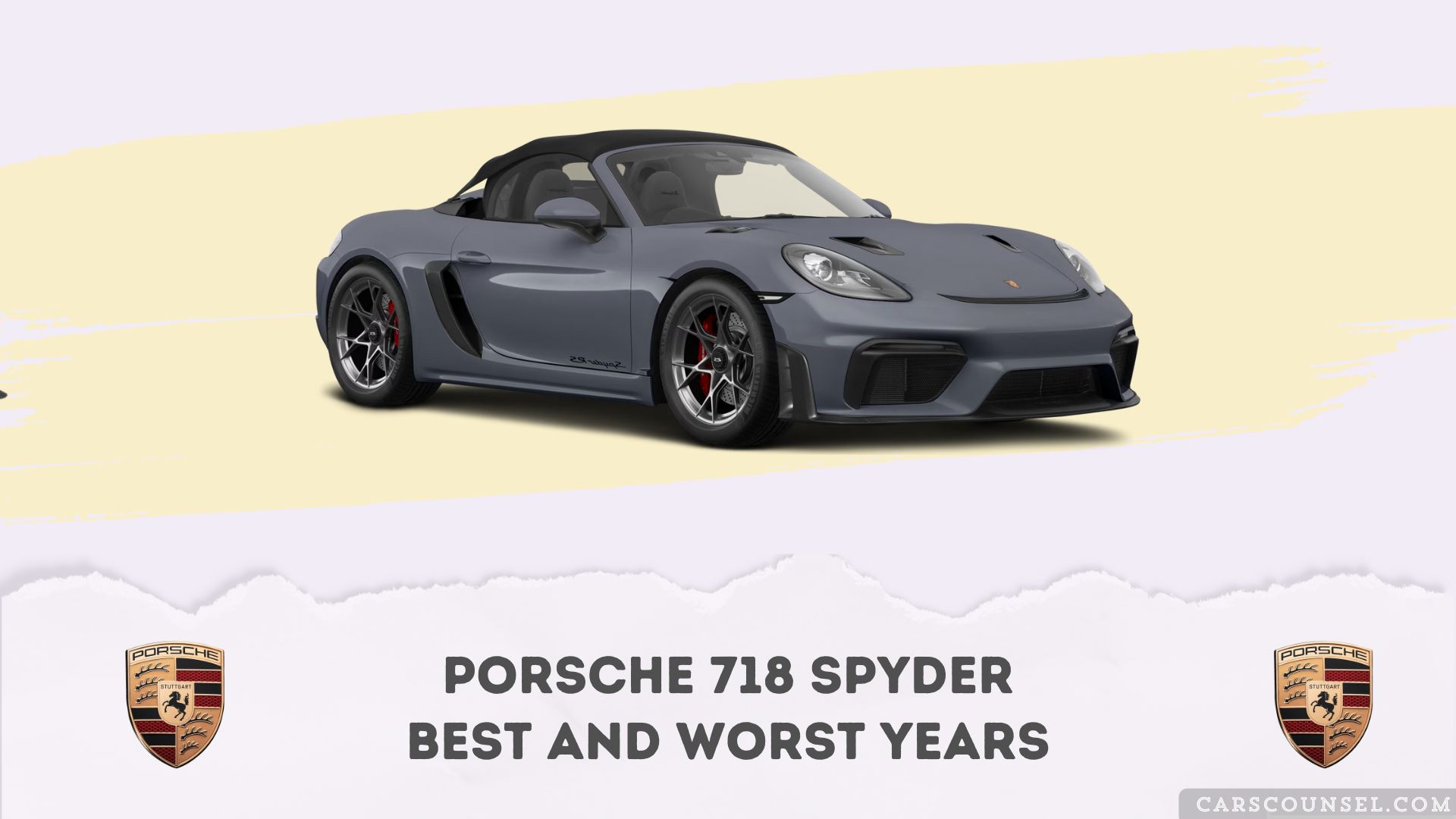 Porsche Spyder Best And Worst Years