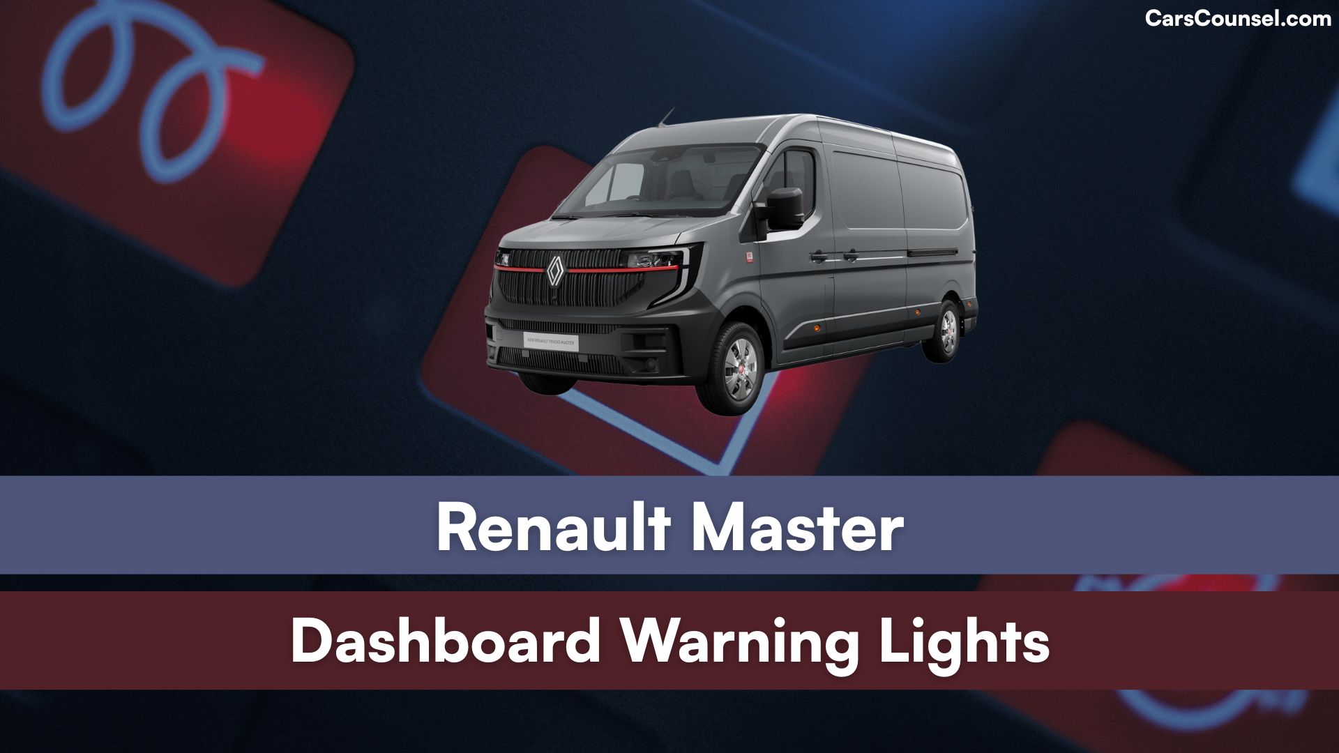Renault Master Dashboard Warning Lights