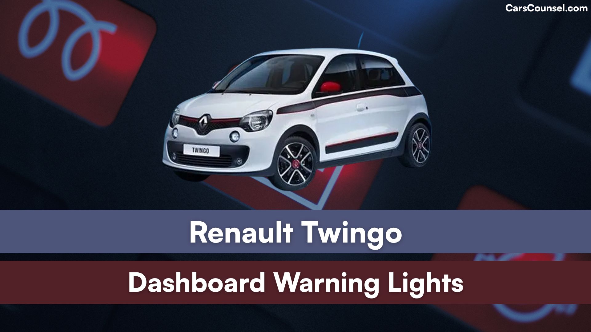 Renault Twingo Dashboard Warning Lights