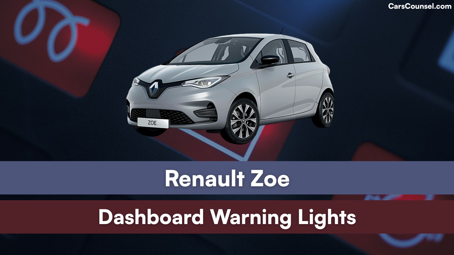 Renault Zoe Dashboard Warning Lights