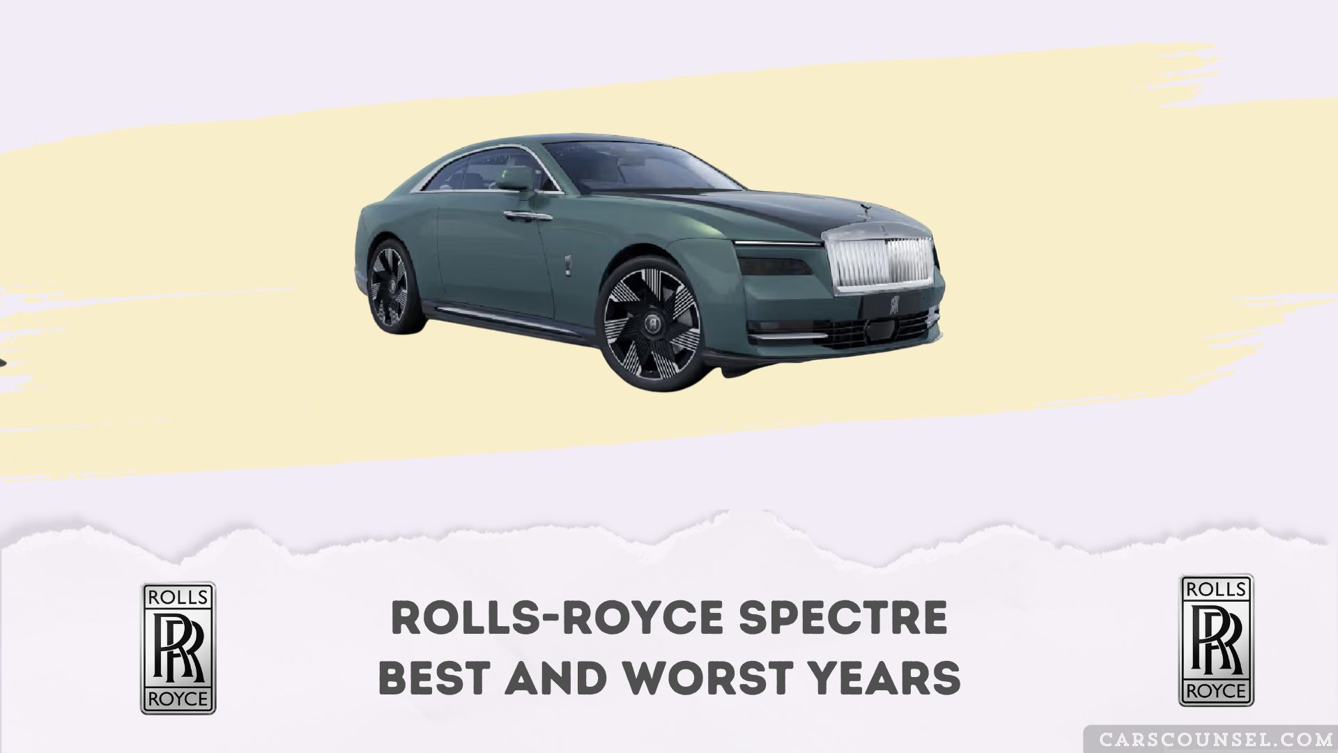Rolls Royce Spectre Best And Worst Years