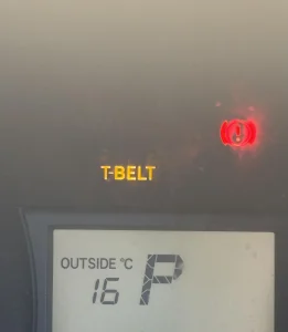 T Belt Warning