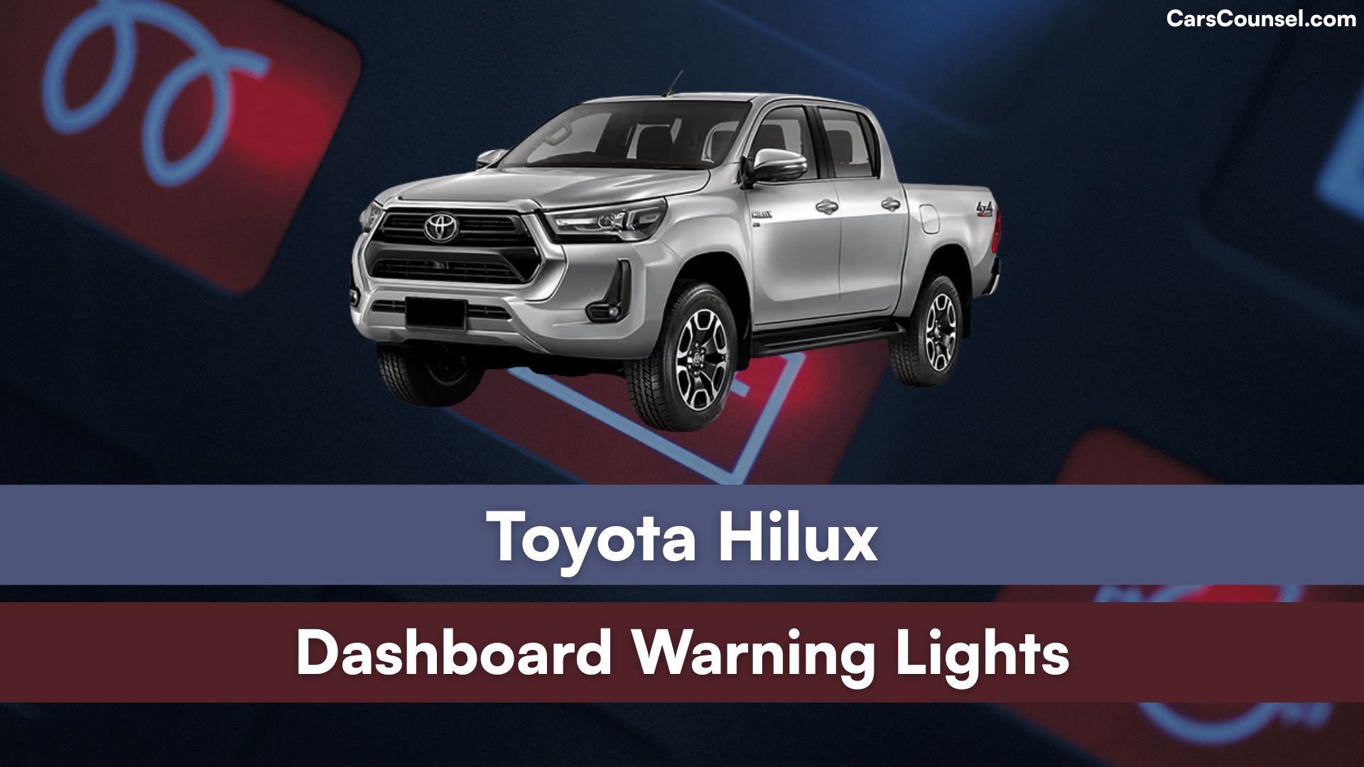 Toyota Hilux Dashboard Warning Lights