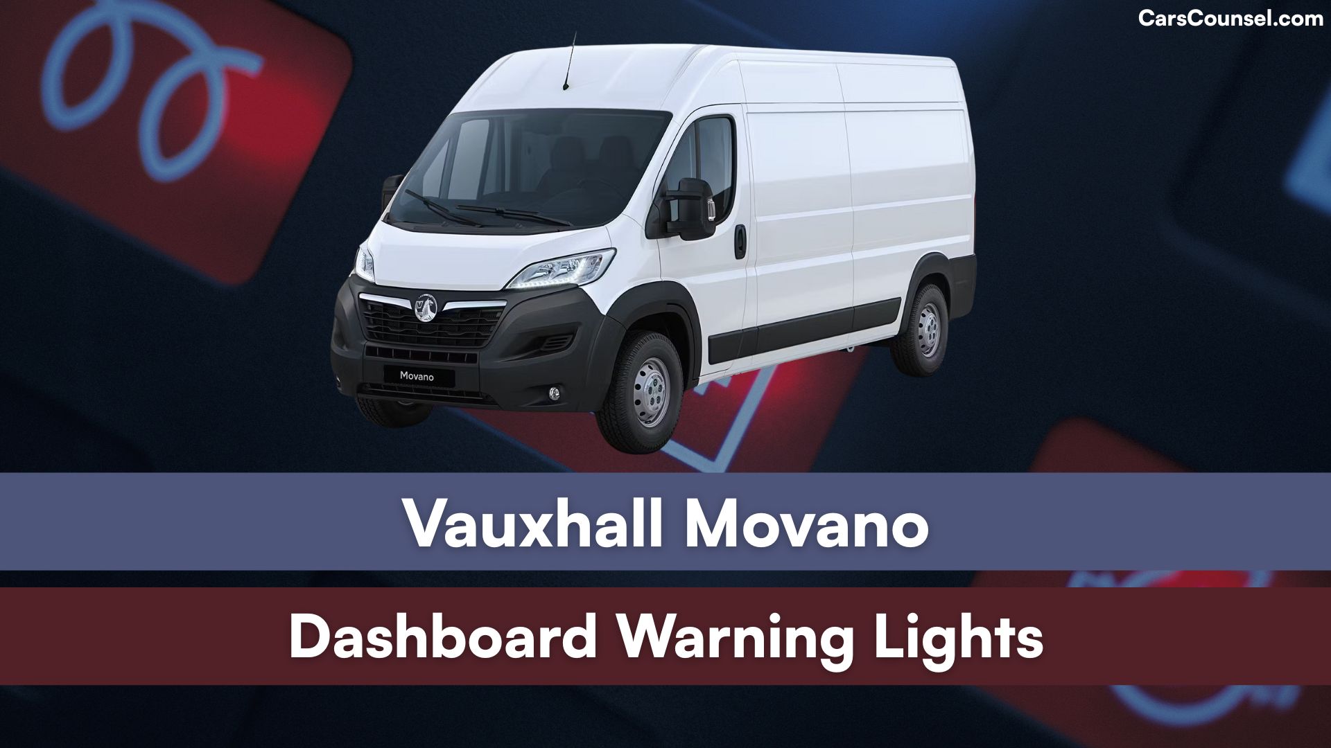Vauxhall Movano Dashboard Warning Lights