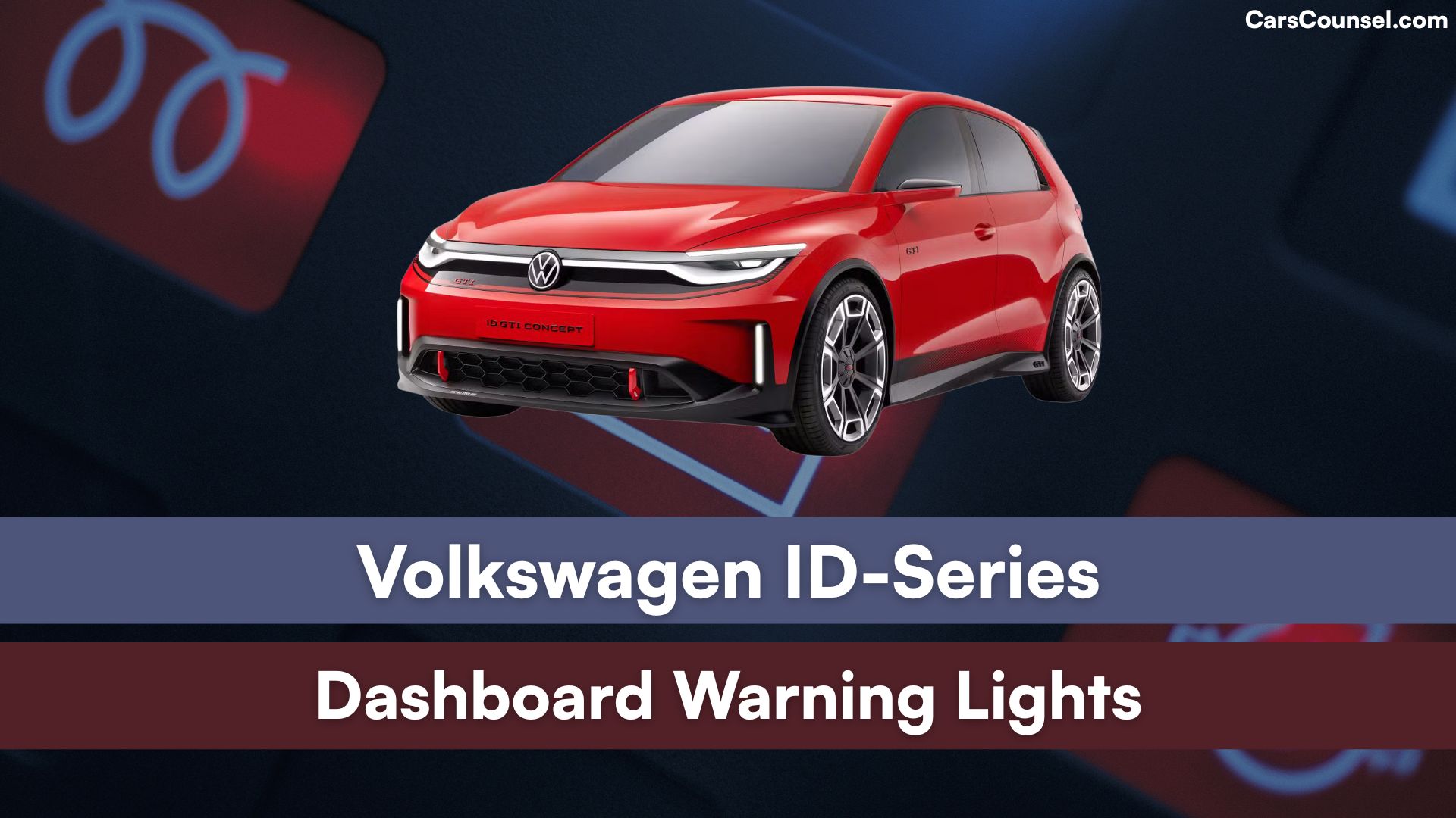 Volkswagen ID Series Dashboard Warning Lights