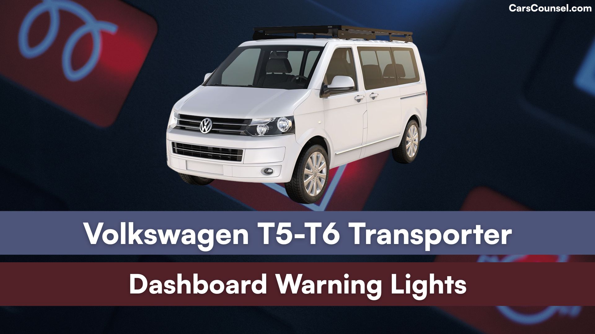 Volkswagen T5 T6 Transporter Dashboard Warning Lights