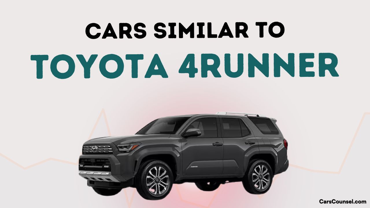 Cars Similar To Toyota 4runner