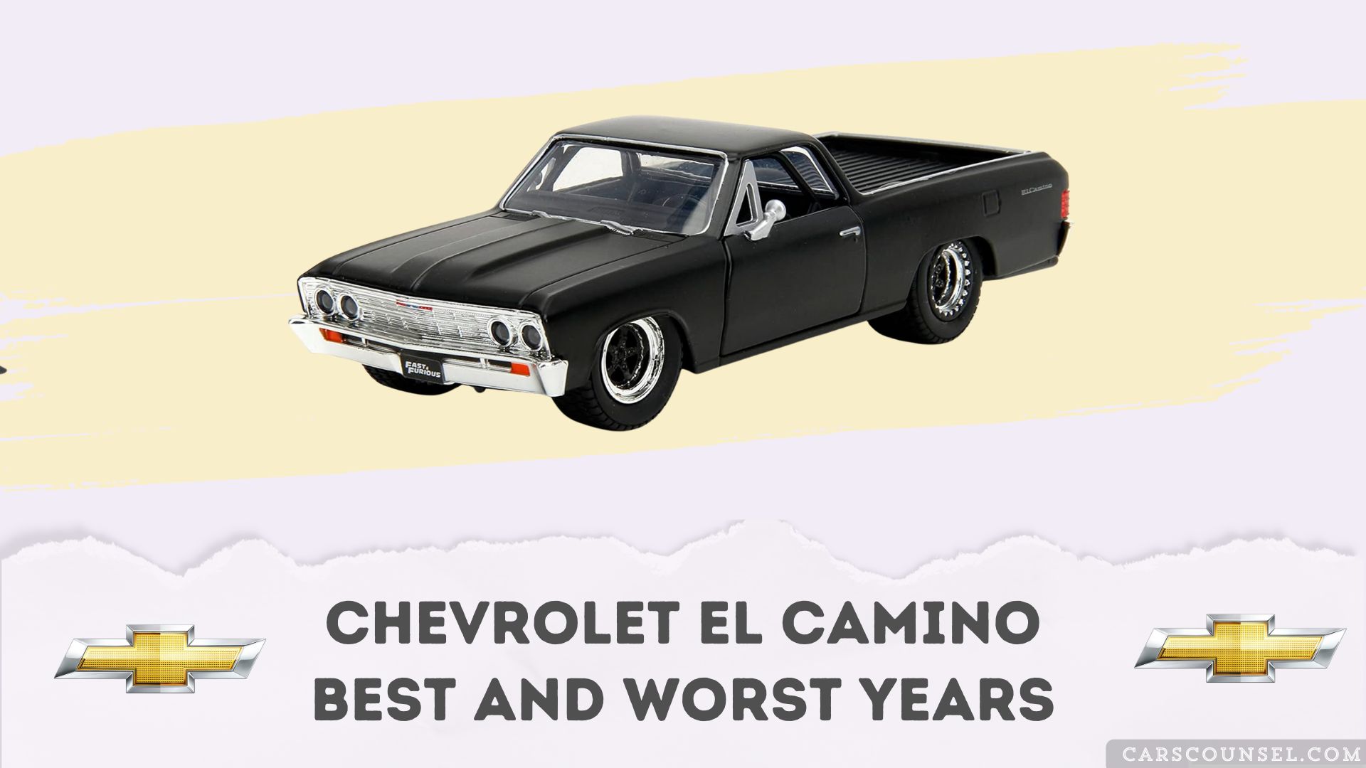 Chevrolet El Camino Best And Worst Years