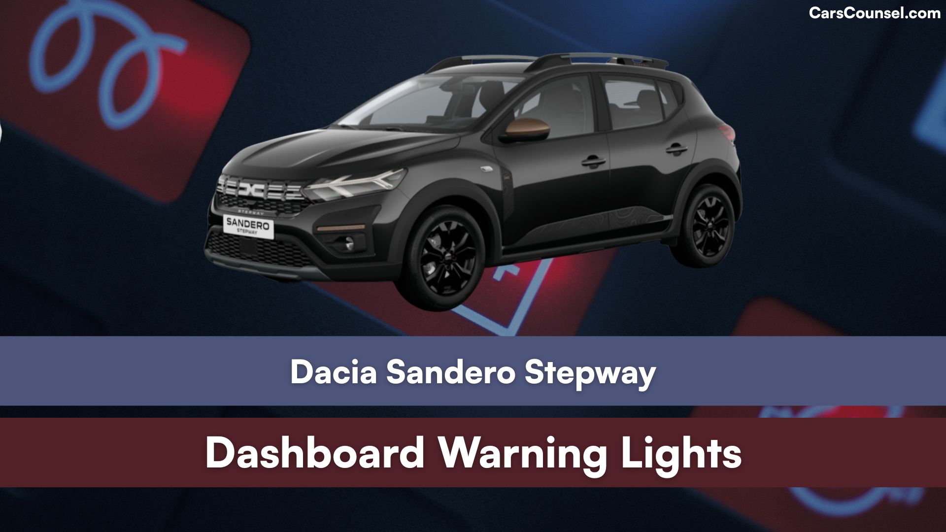 Dacia Sandero Stepway Dashboard Warning Lights