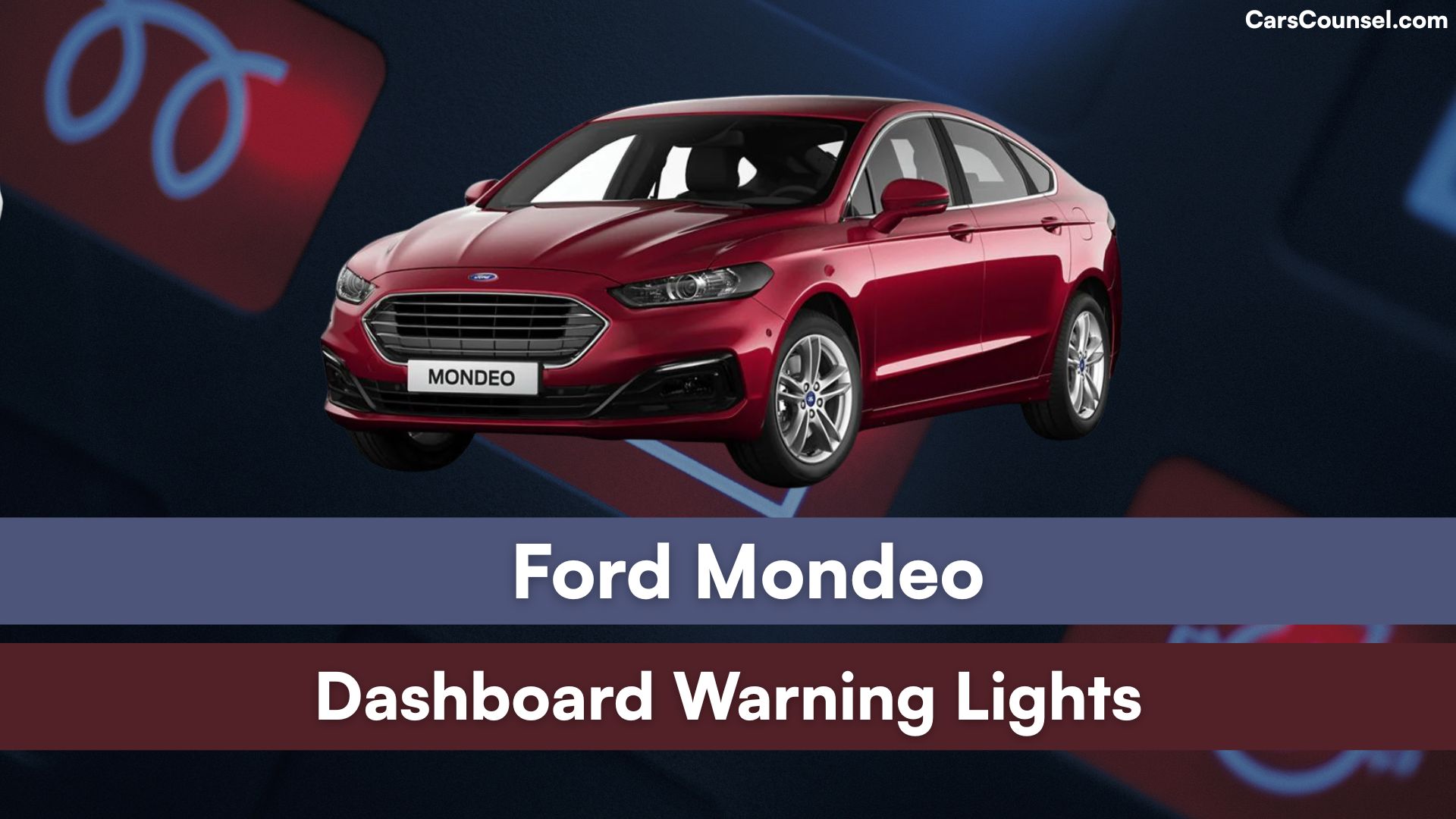 Ford Mondeo Dashboard Warning Lights