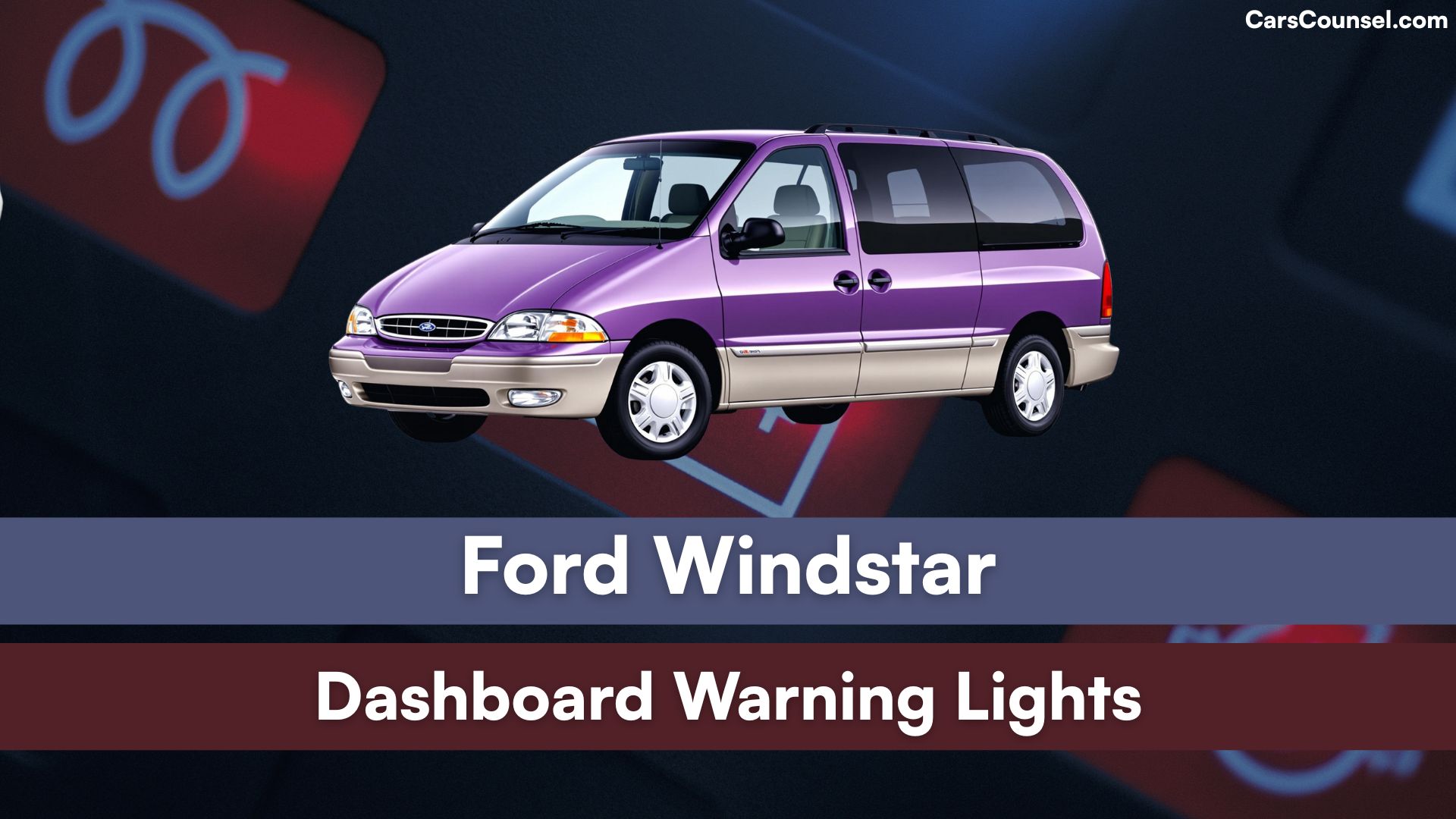 Ford Windstar Dashboard Warning Lights