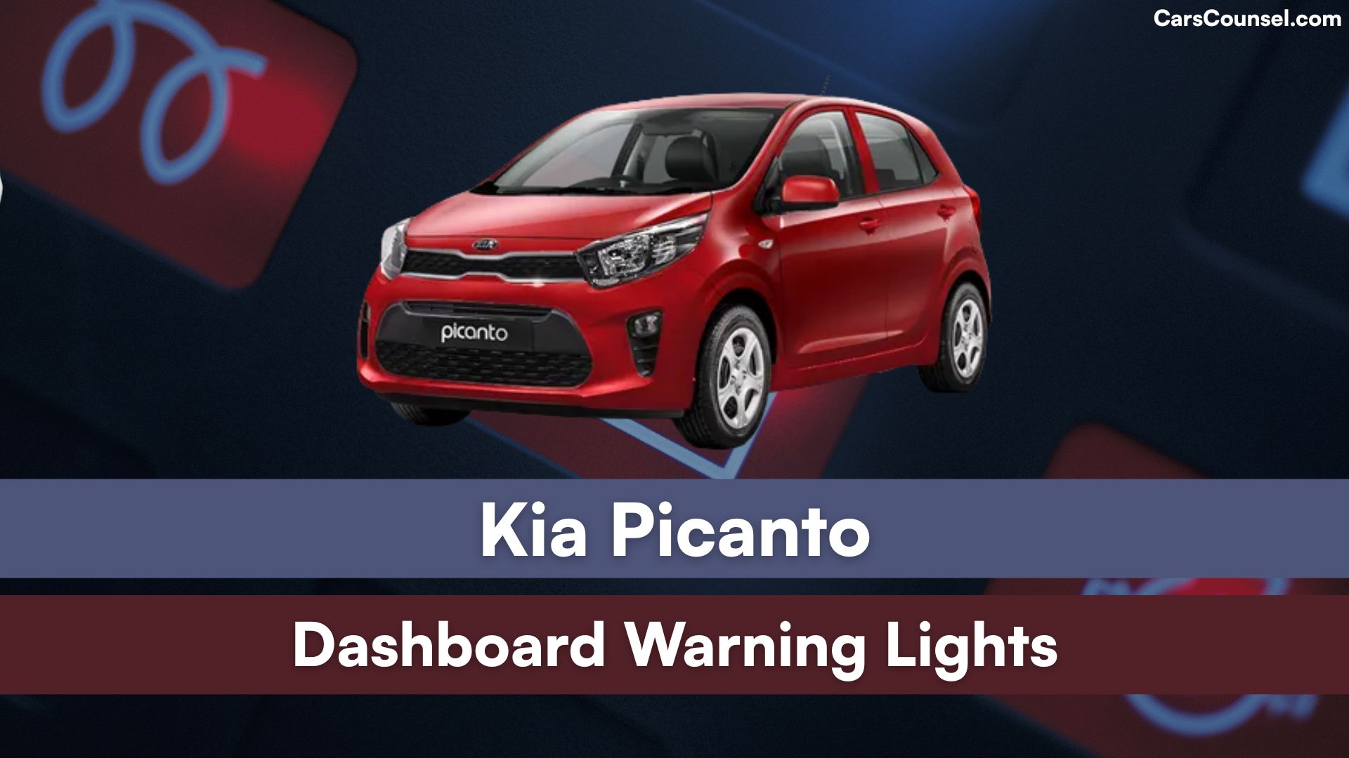 Kia Picanto Dashboard Warning Lights