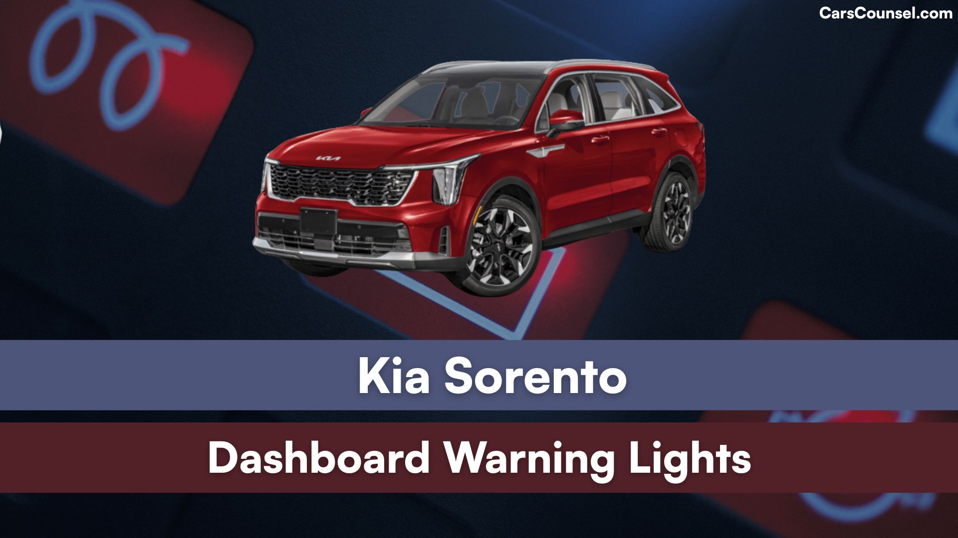 Kia Sorento Dashboard Warning Lights