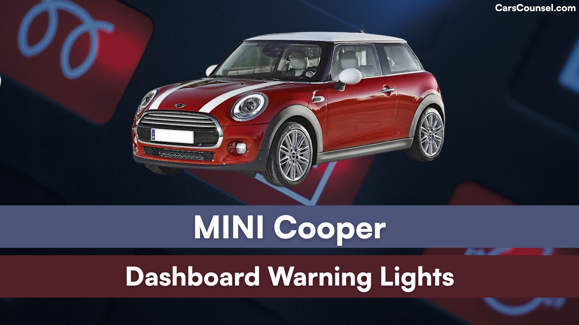MINI Cooper Dashboard Warning Lights