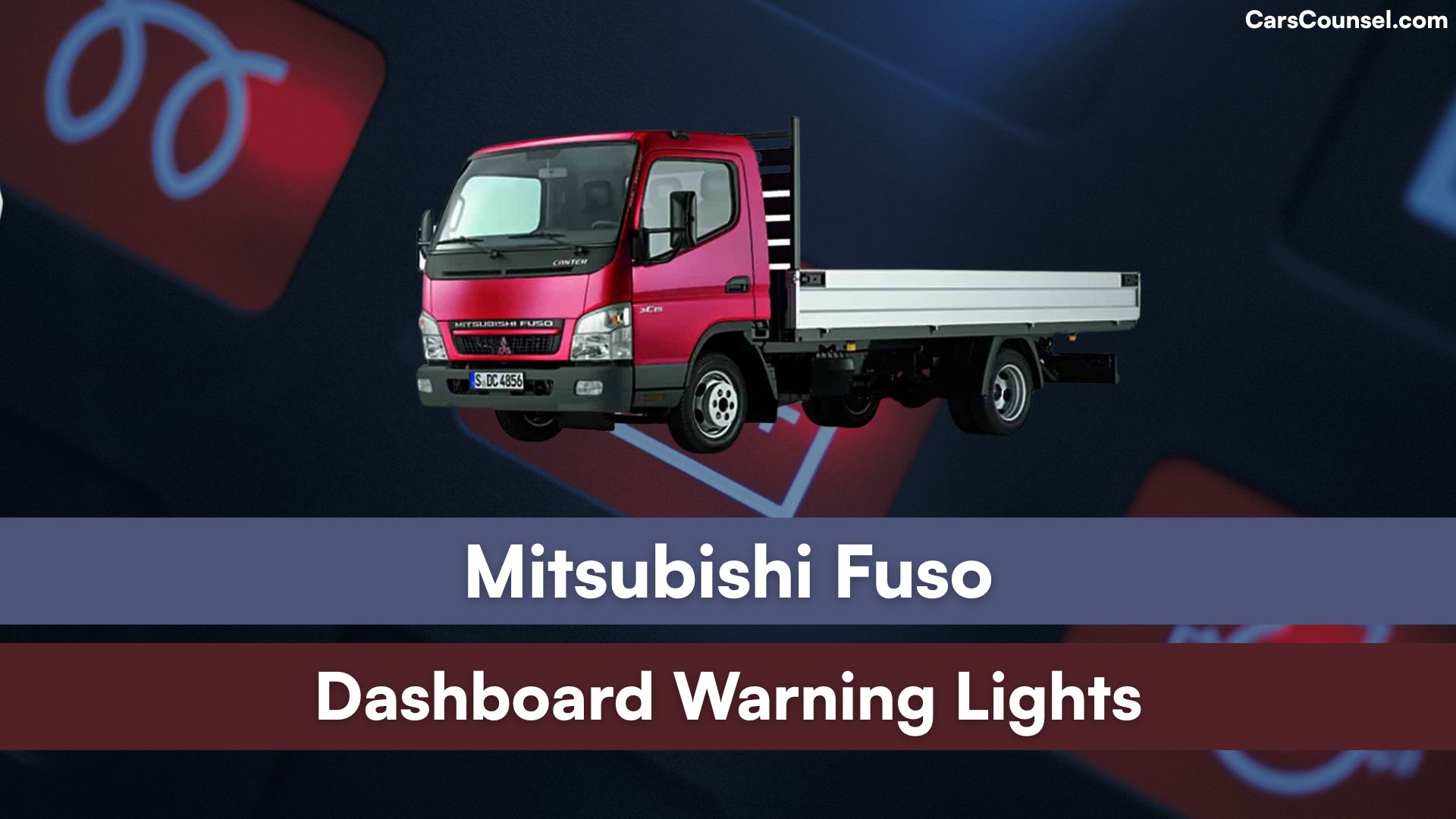 Mitsubishi Fuso Dashboard Warning Lights