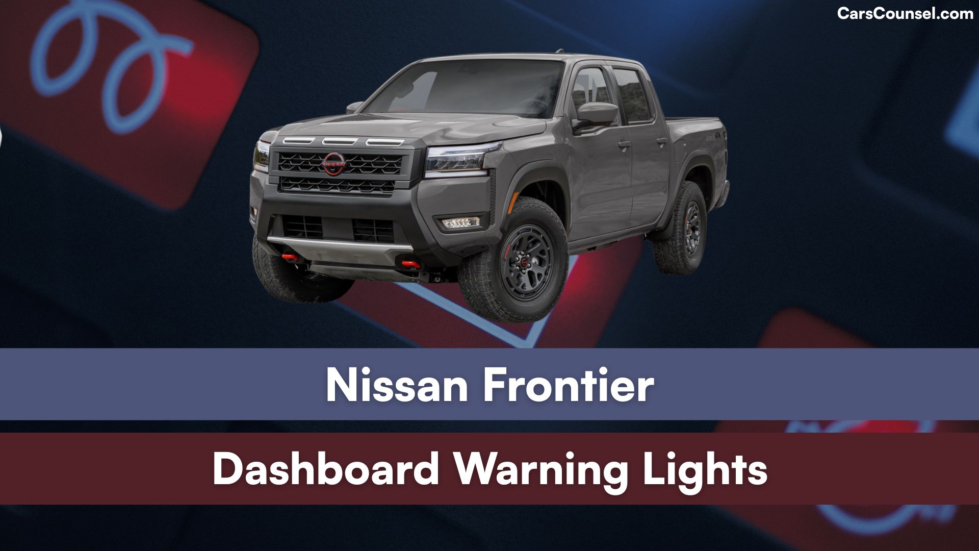 Nissan Frontier Dashboard Warning Lights