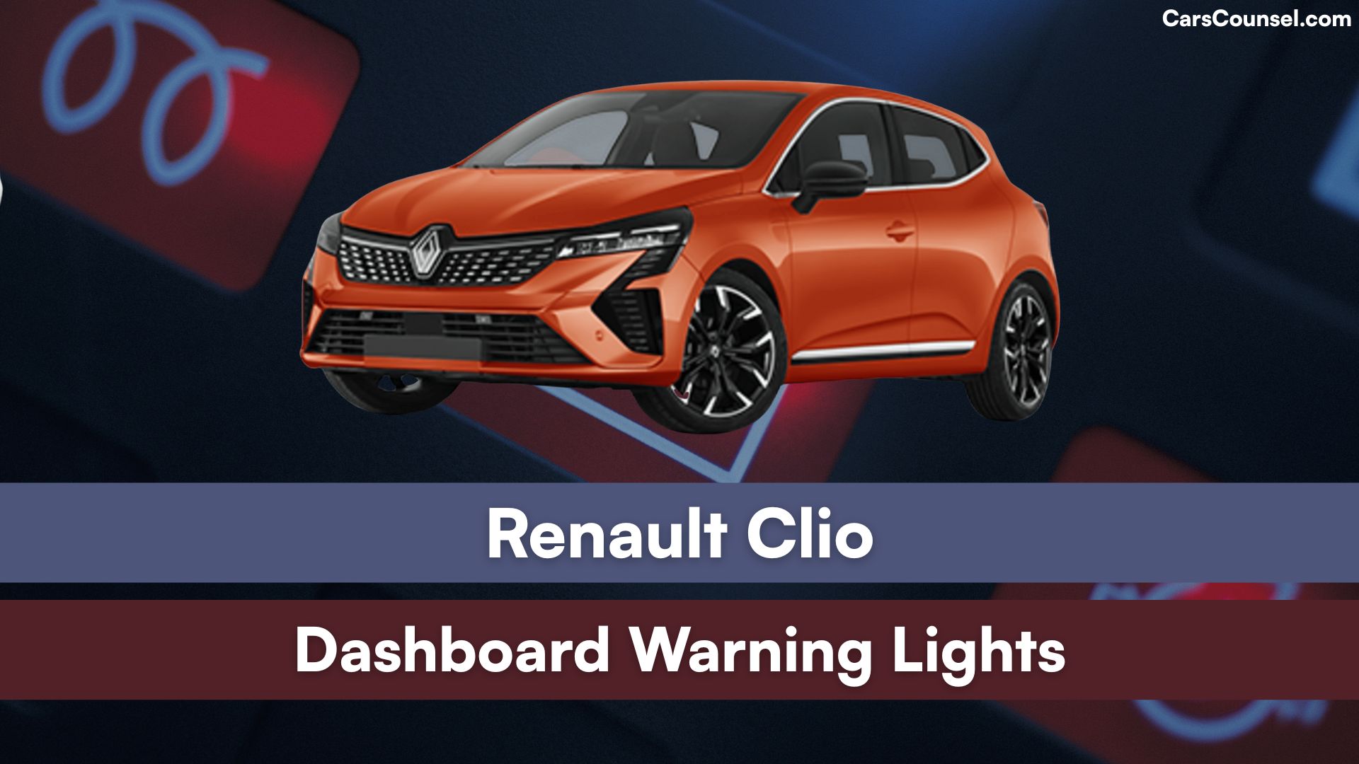 Renault Clio Dashboard Warning Lights