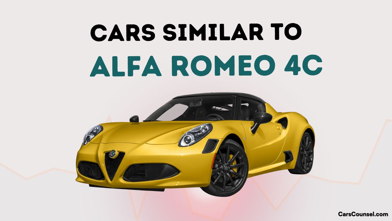 Cars Similar To Alfa Romeo 4c