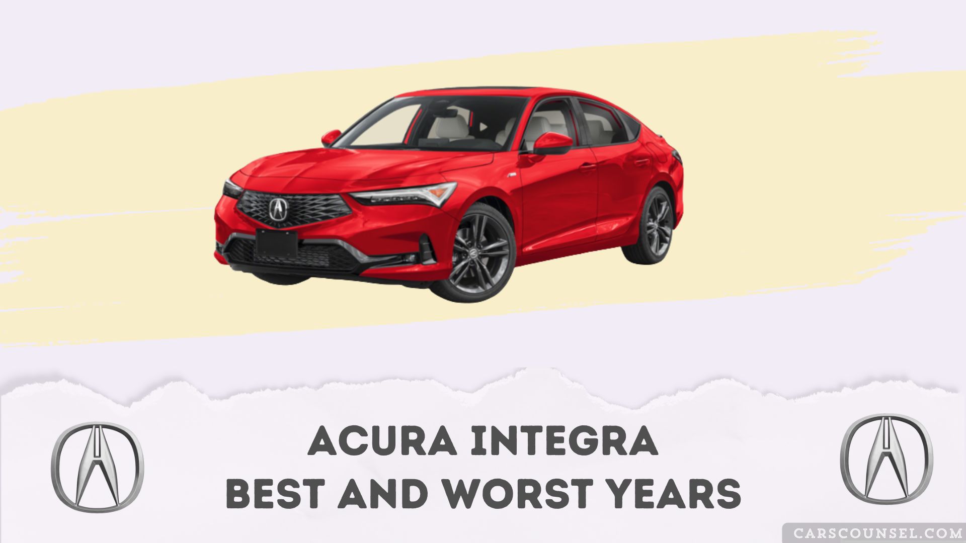 Acura Integra Best And Worst Years