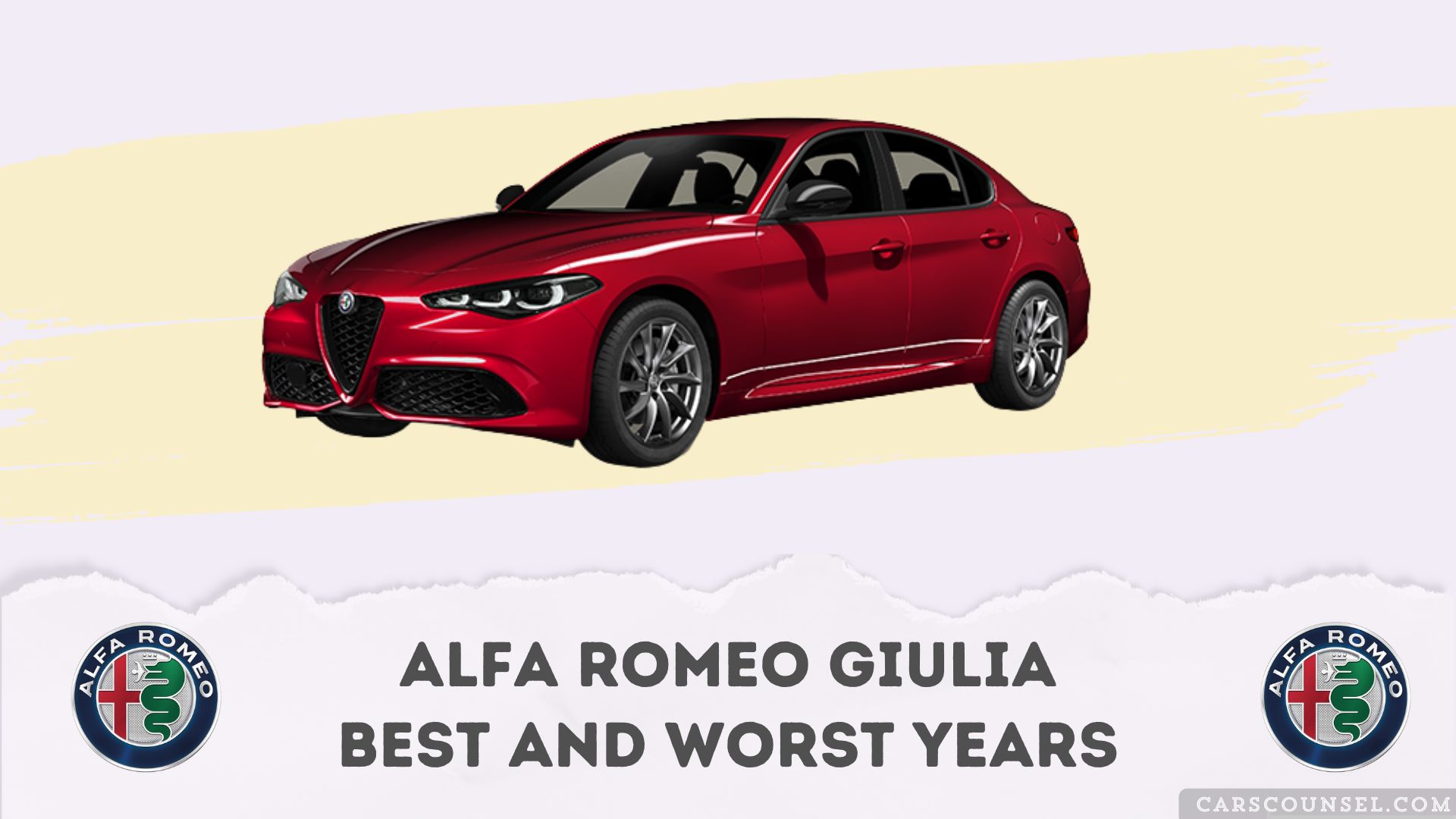 Alfa Romeo Giulia Best And Worst Years