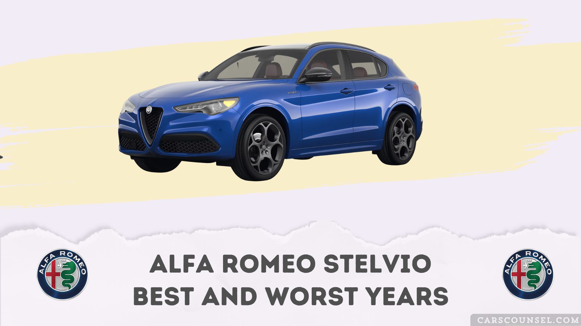 Alfa Romeo Stelvio Best And Worst Years
