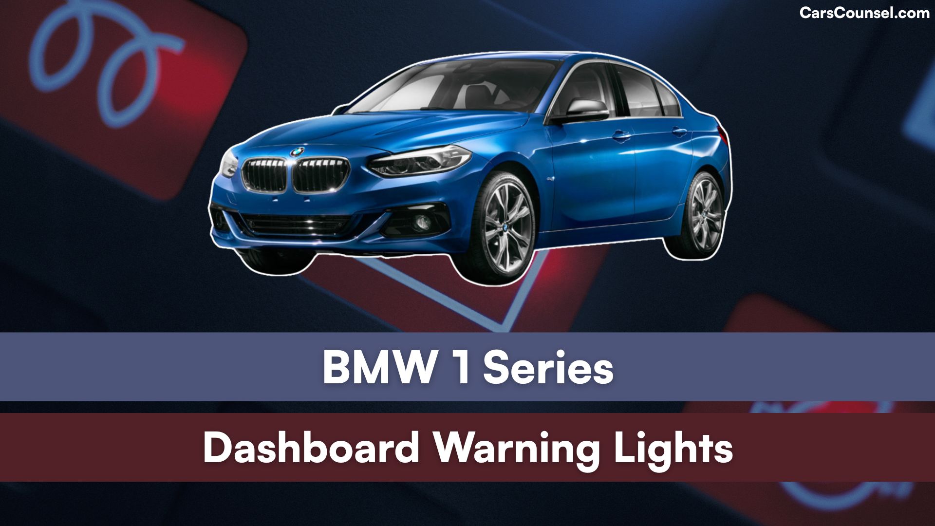 BMW Series Dashboard Warning Lights
