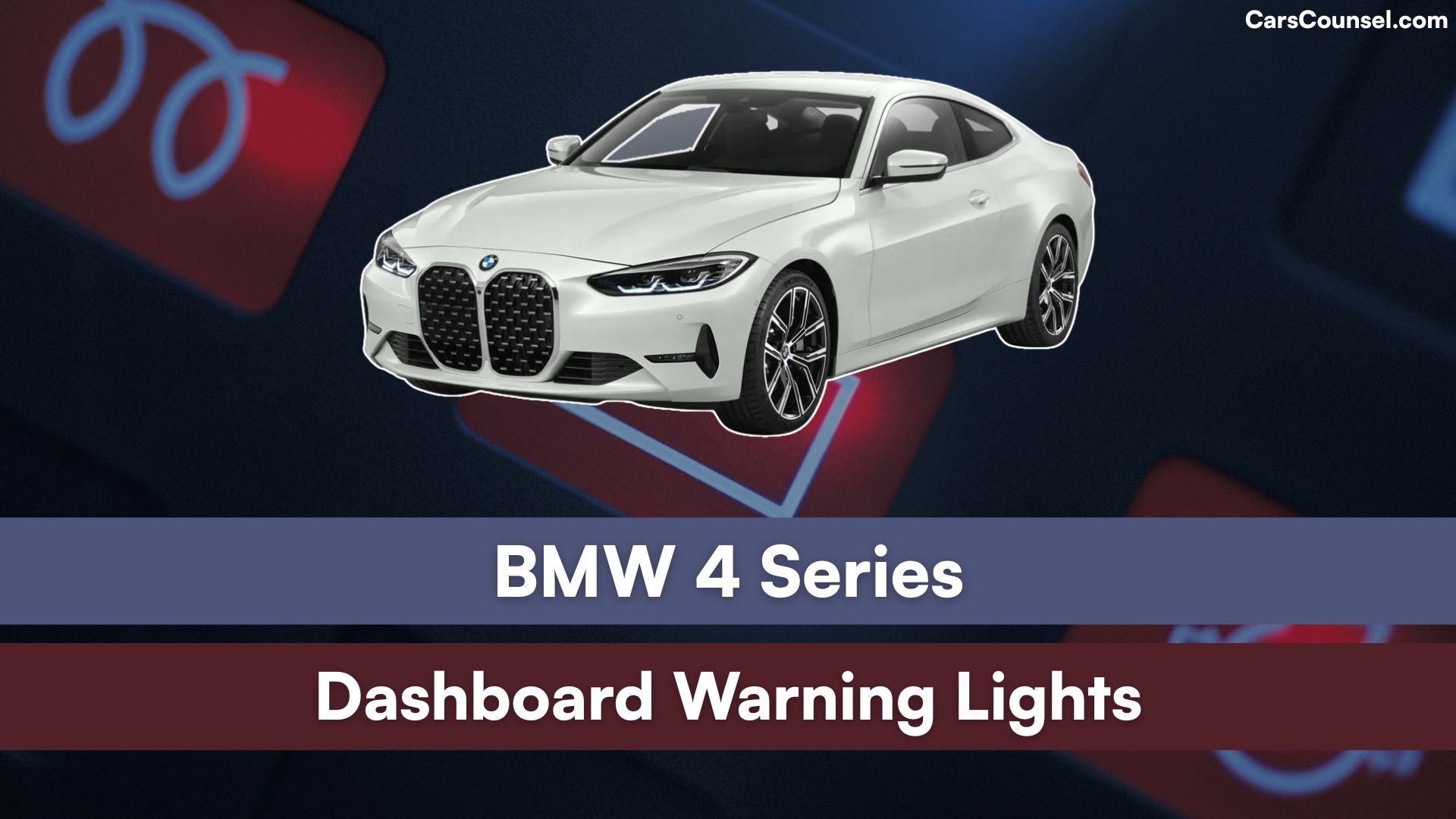 BMW Series Dashboard Warning Lights