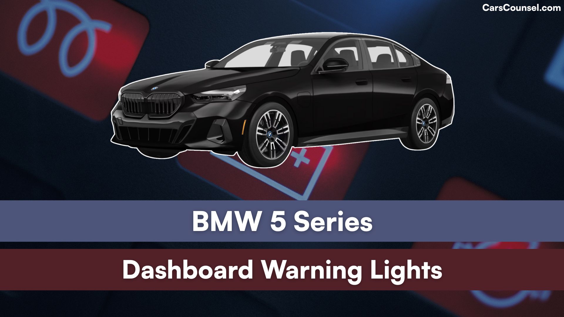 BMW Series Dashboard Warning Lights
