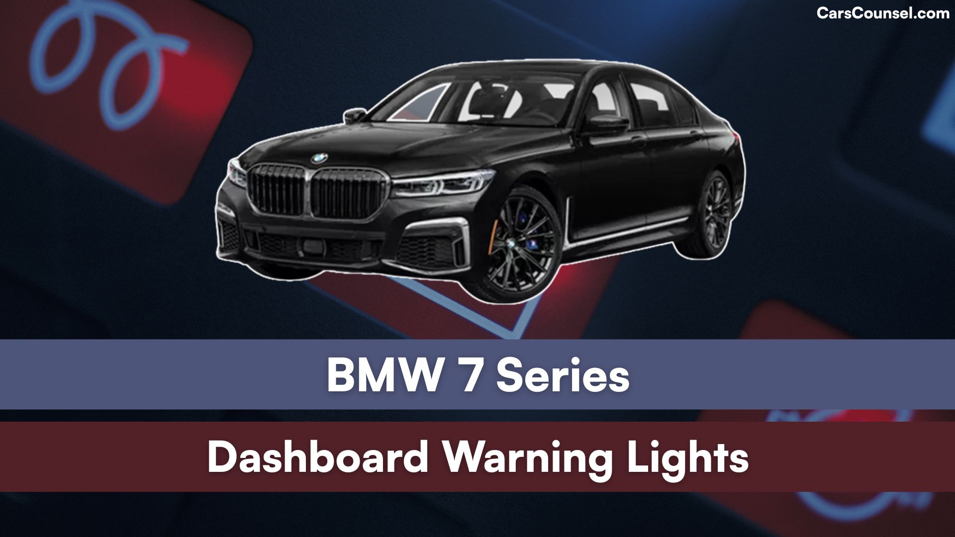 BMW Series Dashboard Warning Lights