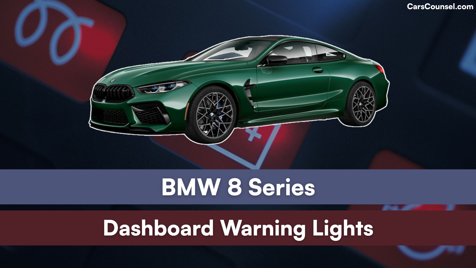 BMW Series Dashboard Warning Lights