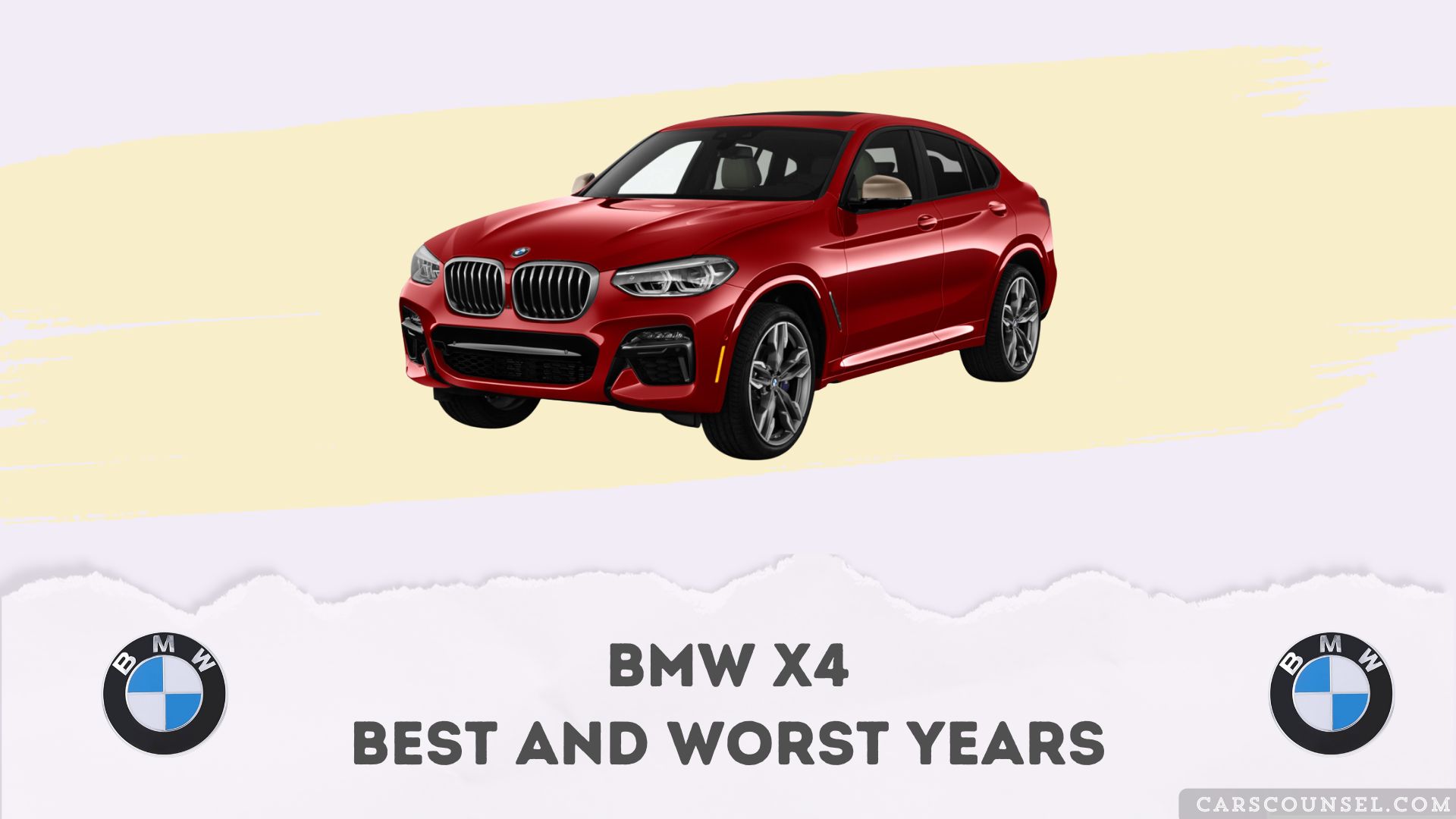 BMW X4 Best And Worst Years