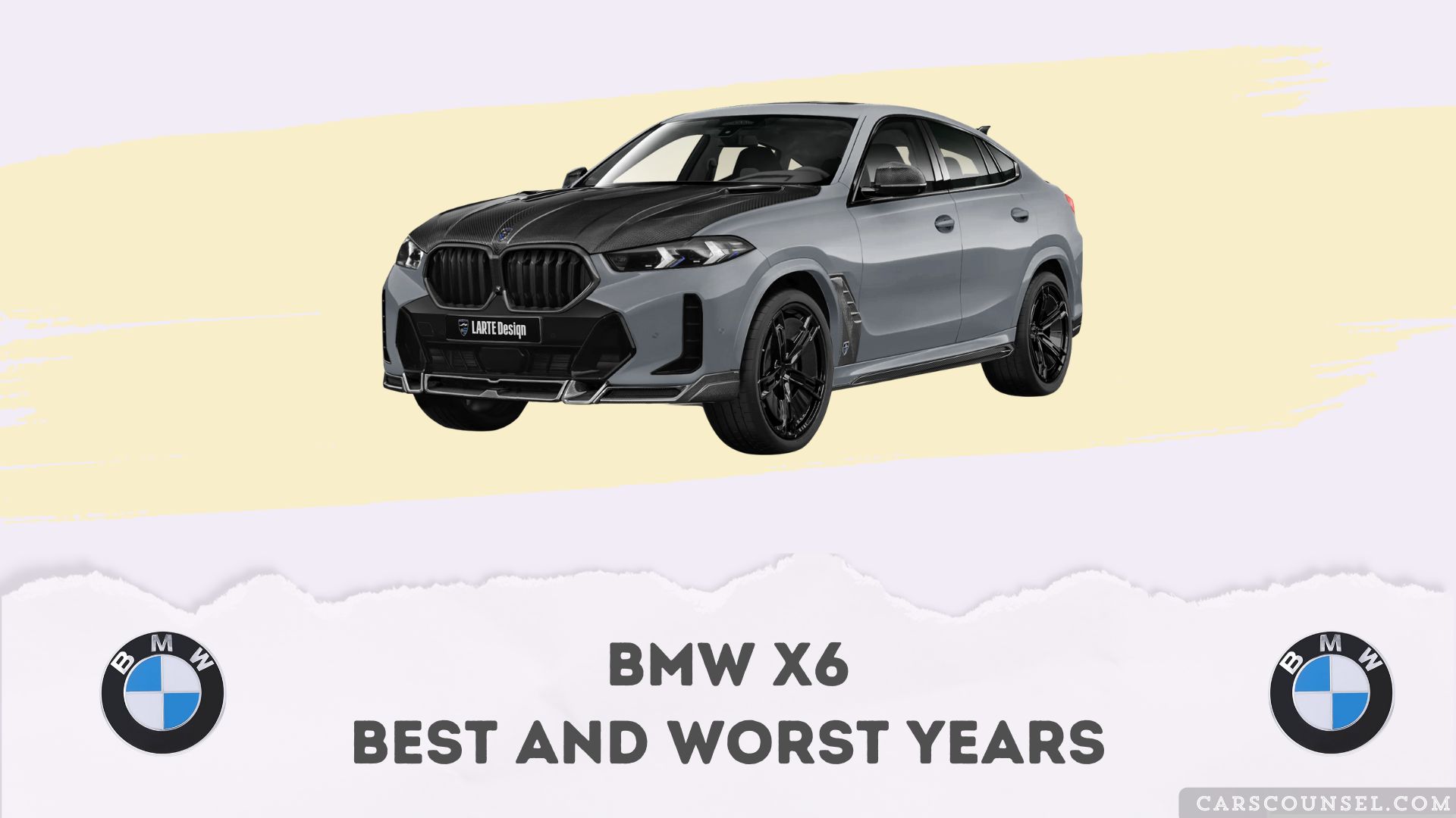 BMW X6 Best And Worst Years