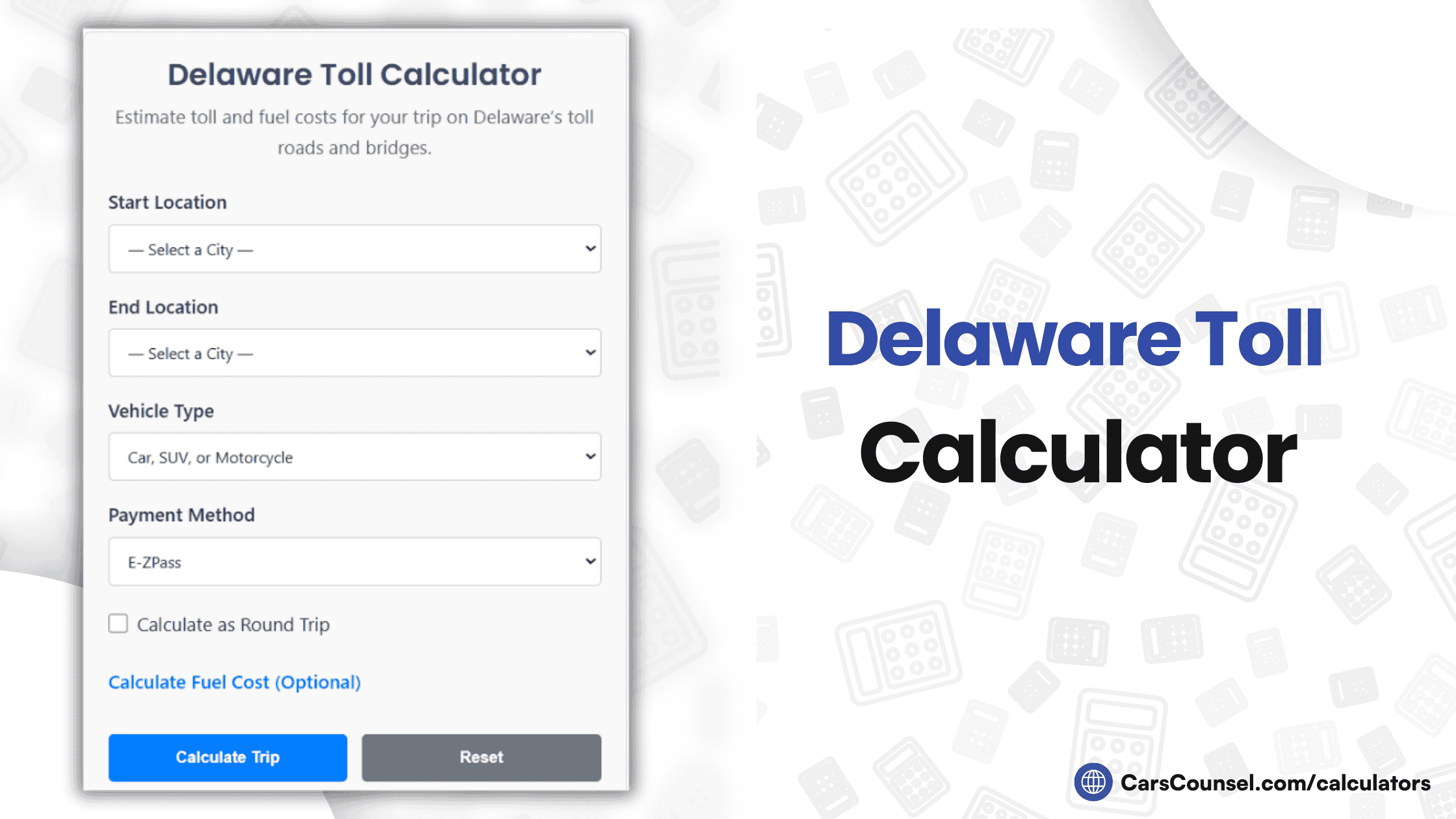 Delaware Toll Calculator