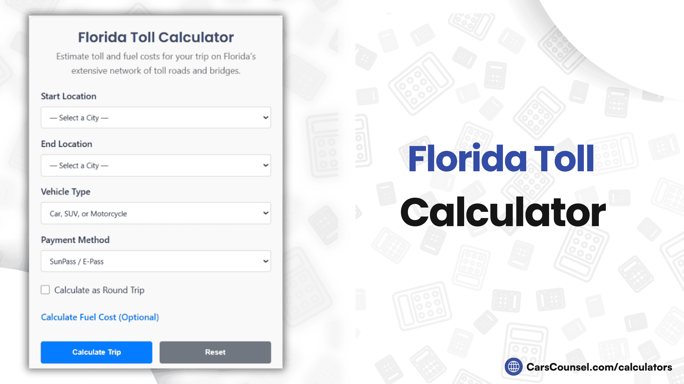 Florida Toll Calculator