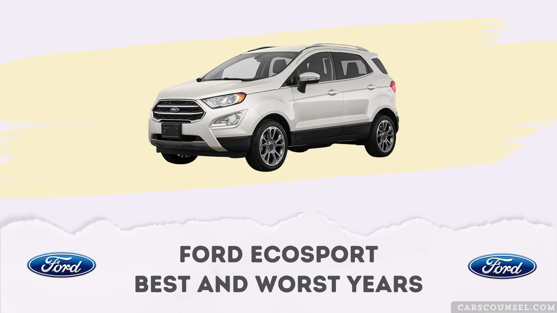Ford Eco Sport Best And Worst Years
