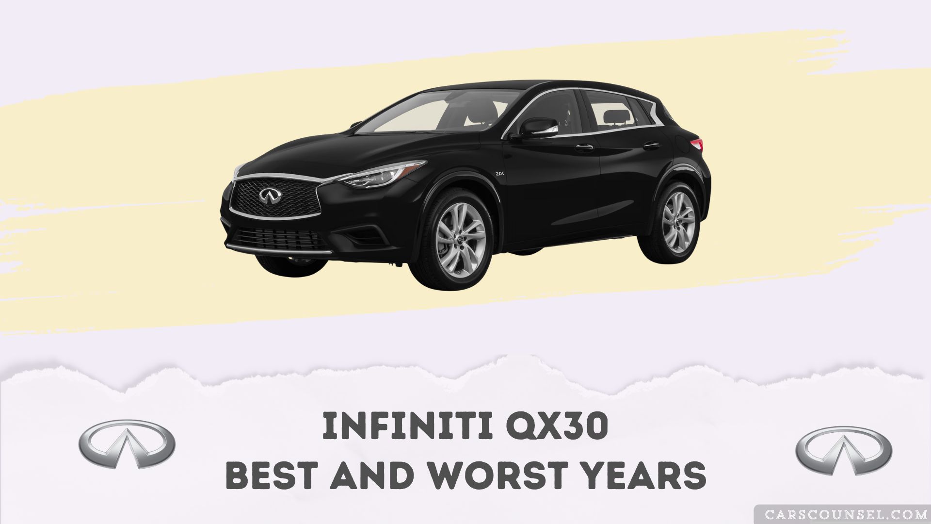 Infiniti QX30 Best And Worst Years