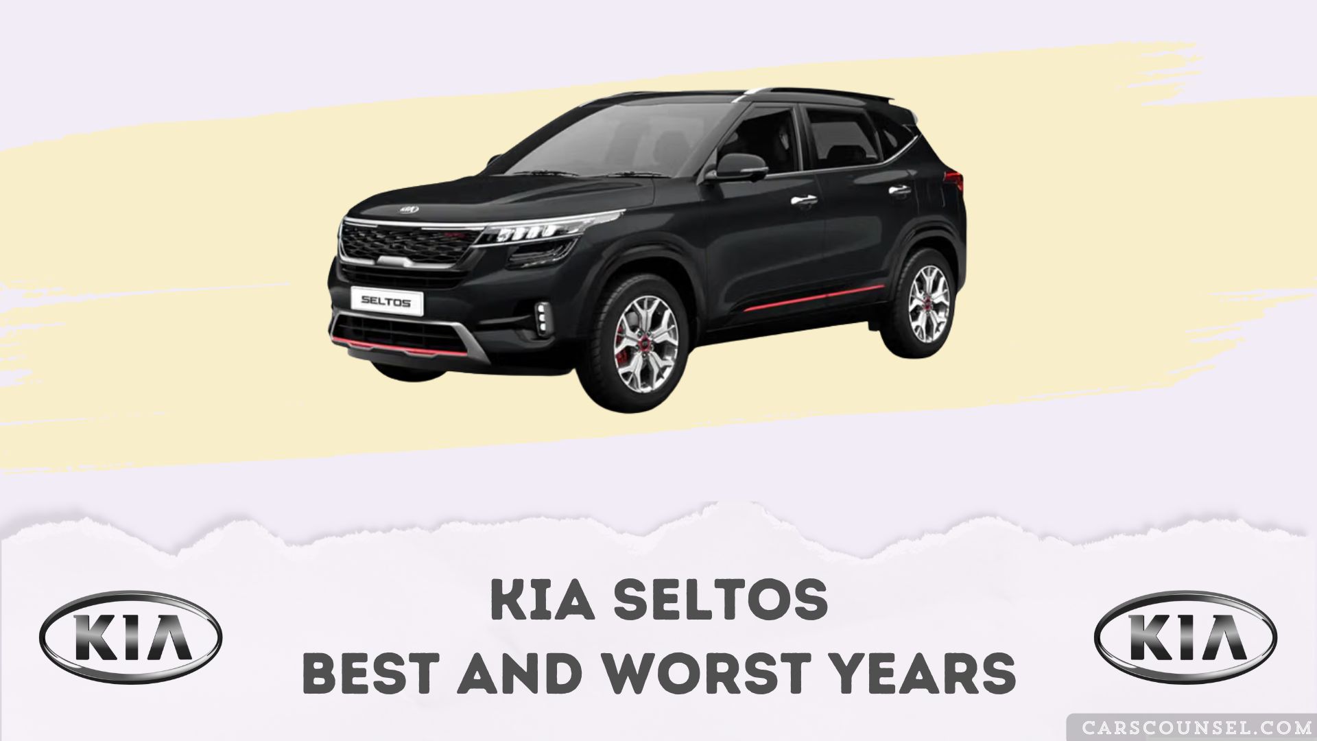 Kia Seltos Best And Worst Years