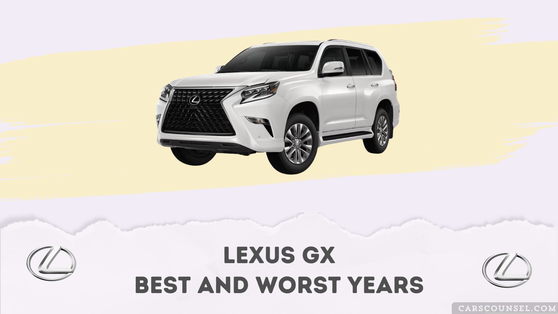 Lexus GX Best And Worst Years