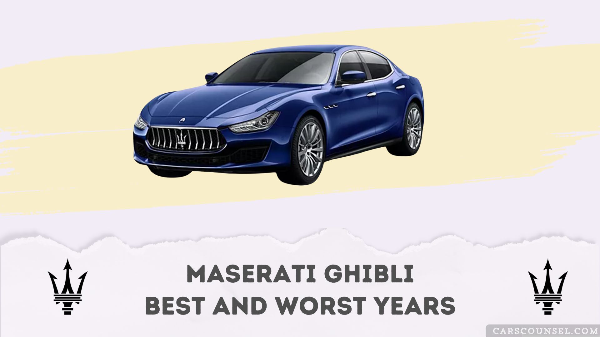 Maserati Ghibli Best And Worst Years