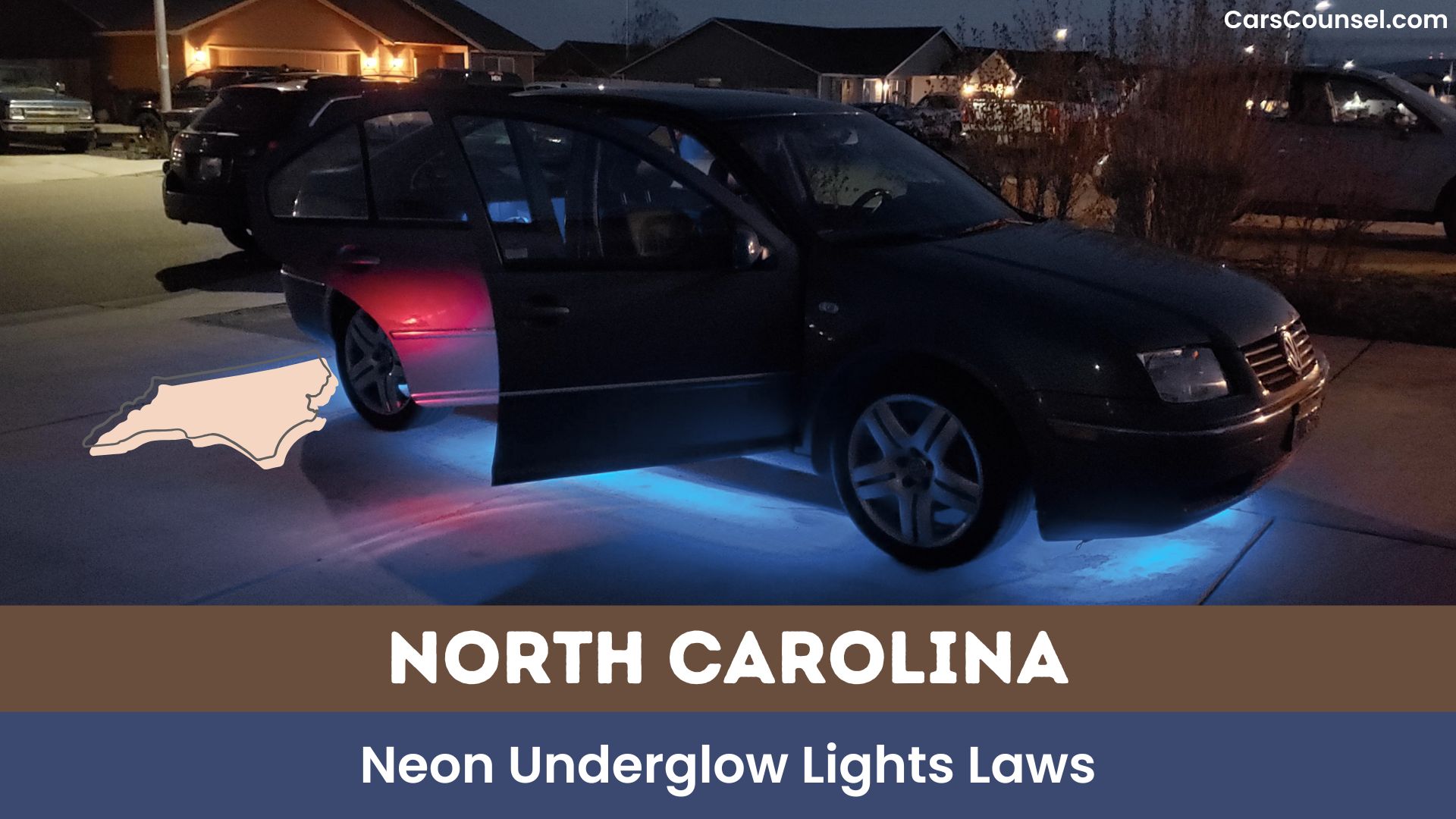 North Carolina Underglow Lights Laws
